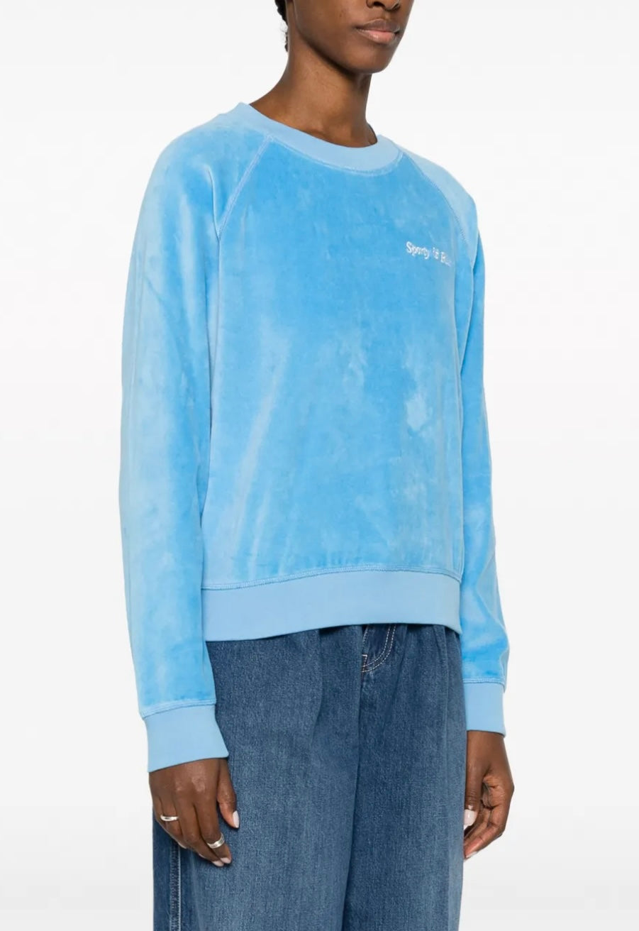 Blue towel sweater - SPORTY & RICH - XL