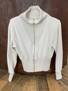 Beige zip jacket - VARLEY - XS