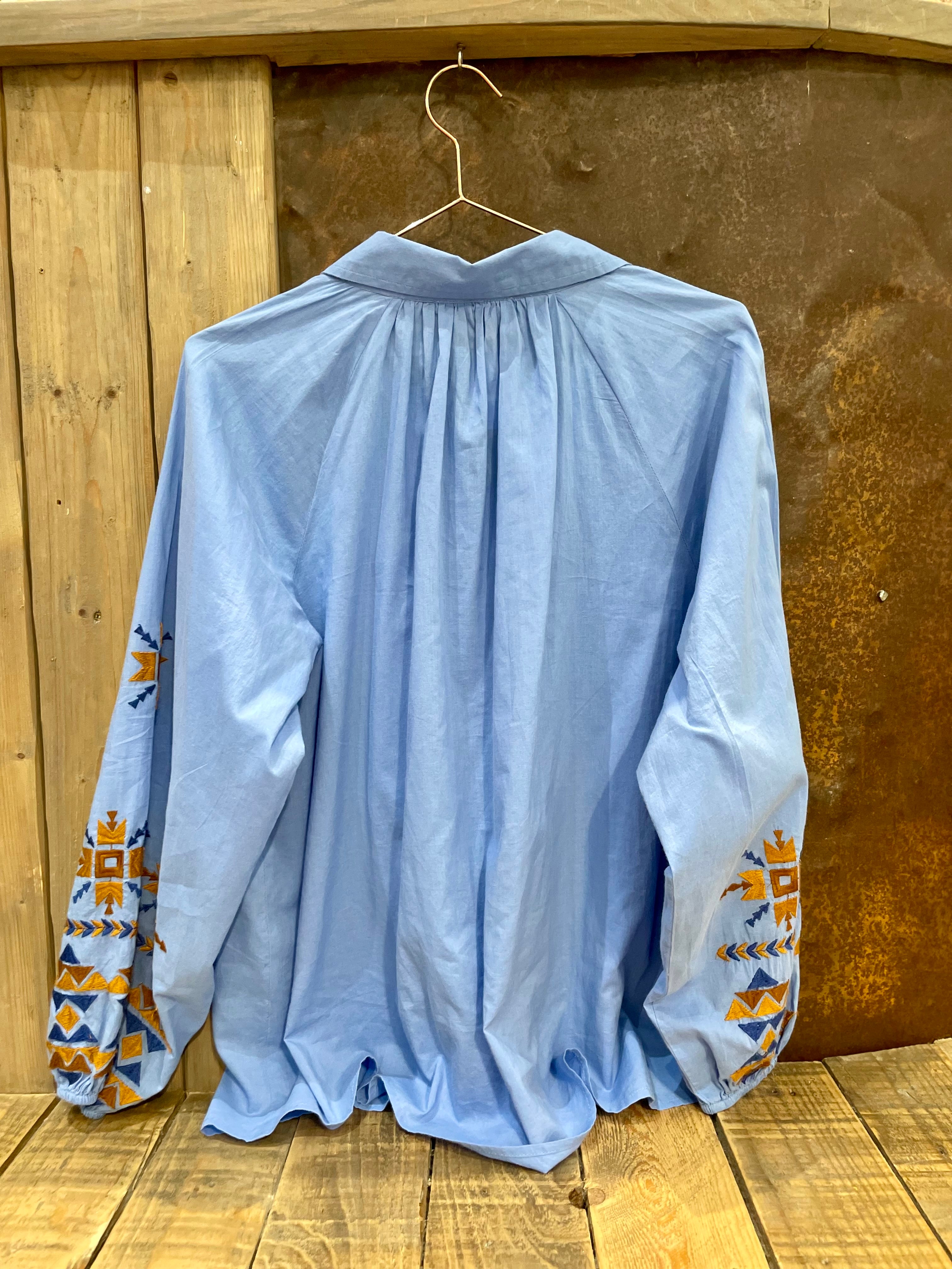 Blue blouse - HOD - S