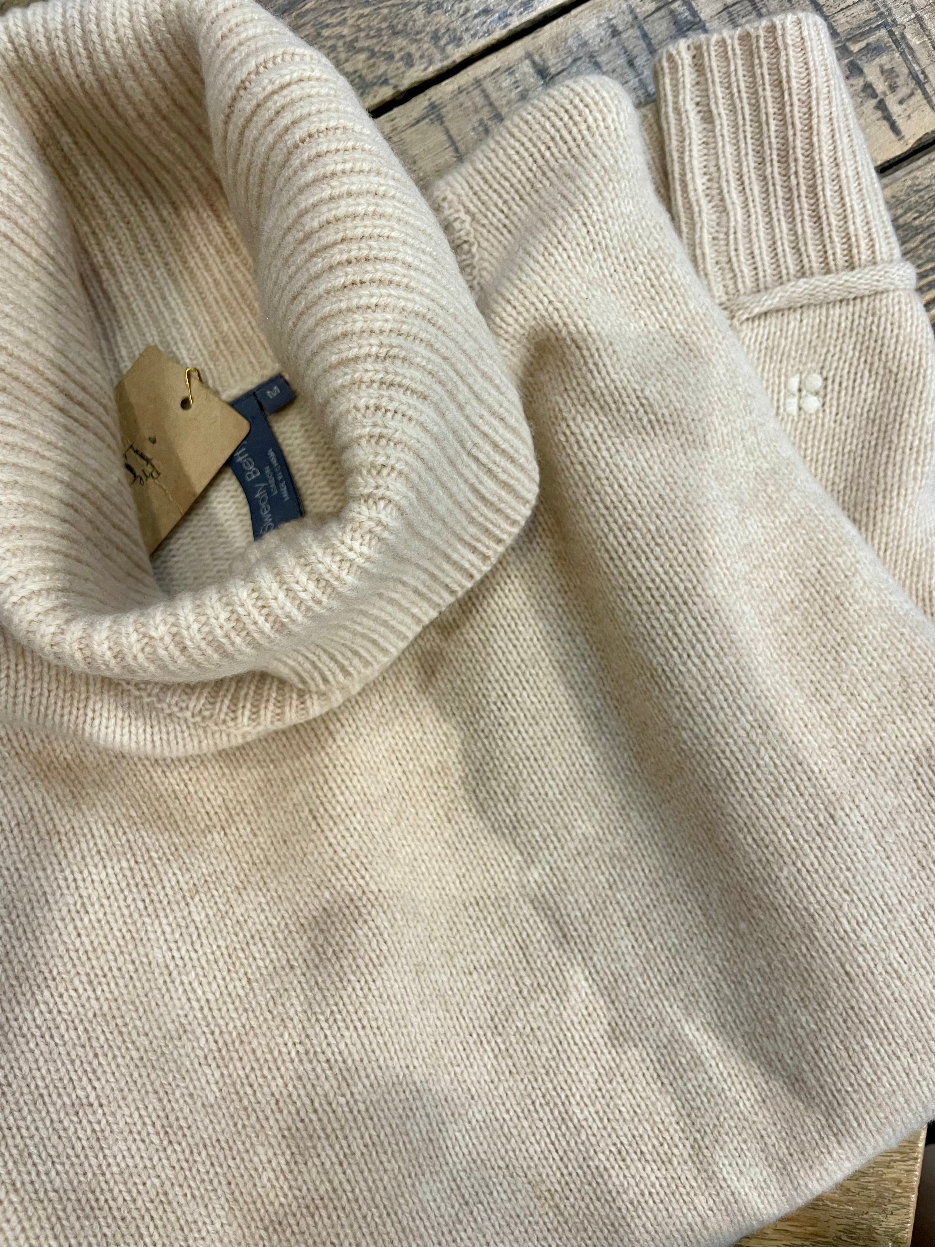 Beige knit jumper - SWEATY BETTY - M