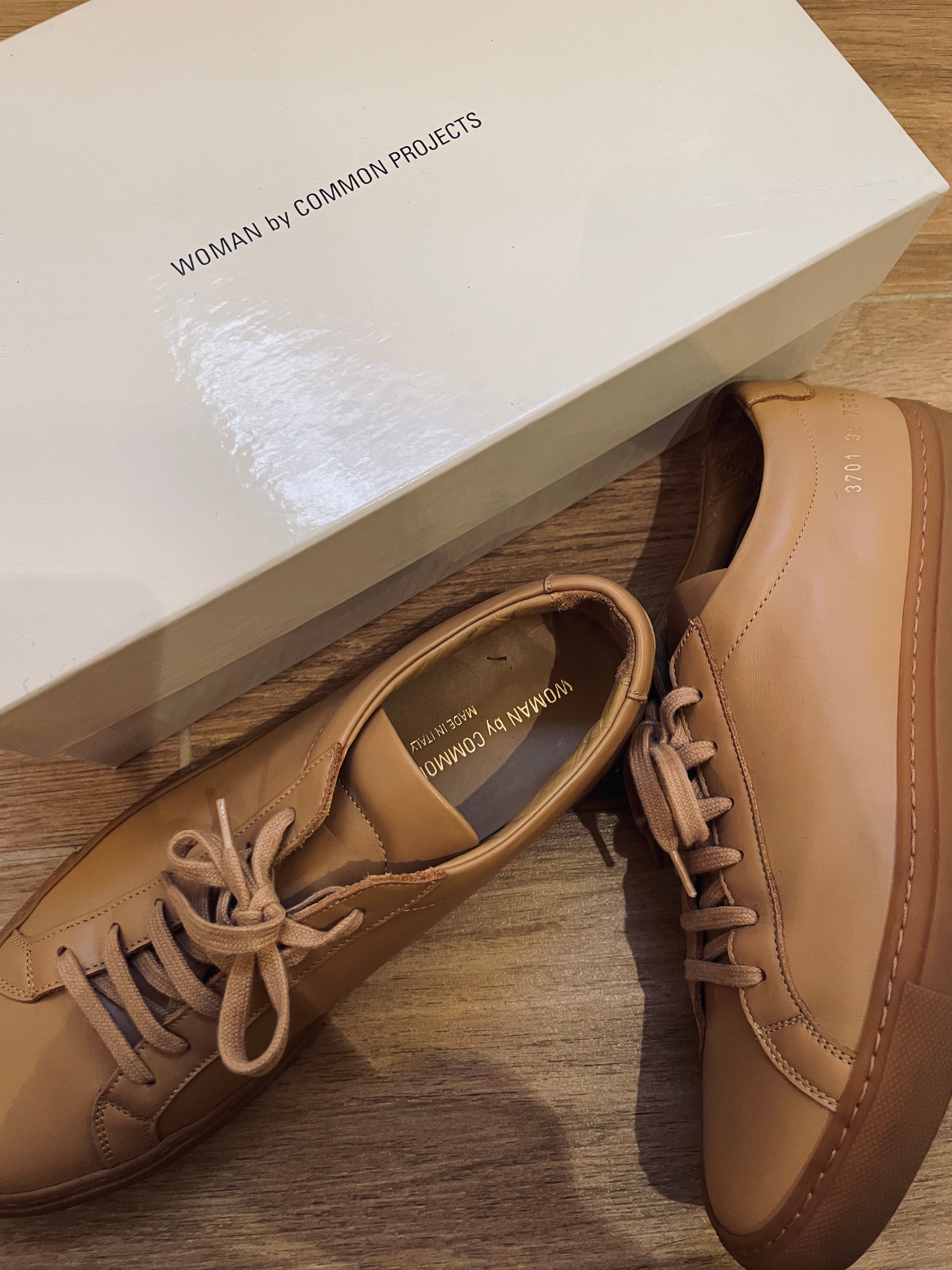 Camel leather sneakers - COMMON PROJECTS - 39EU/6UK
