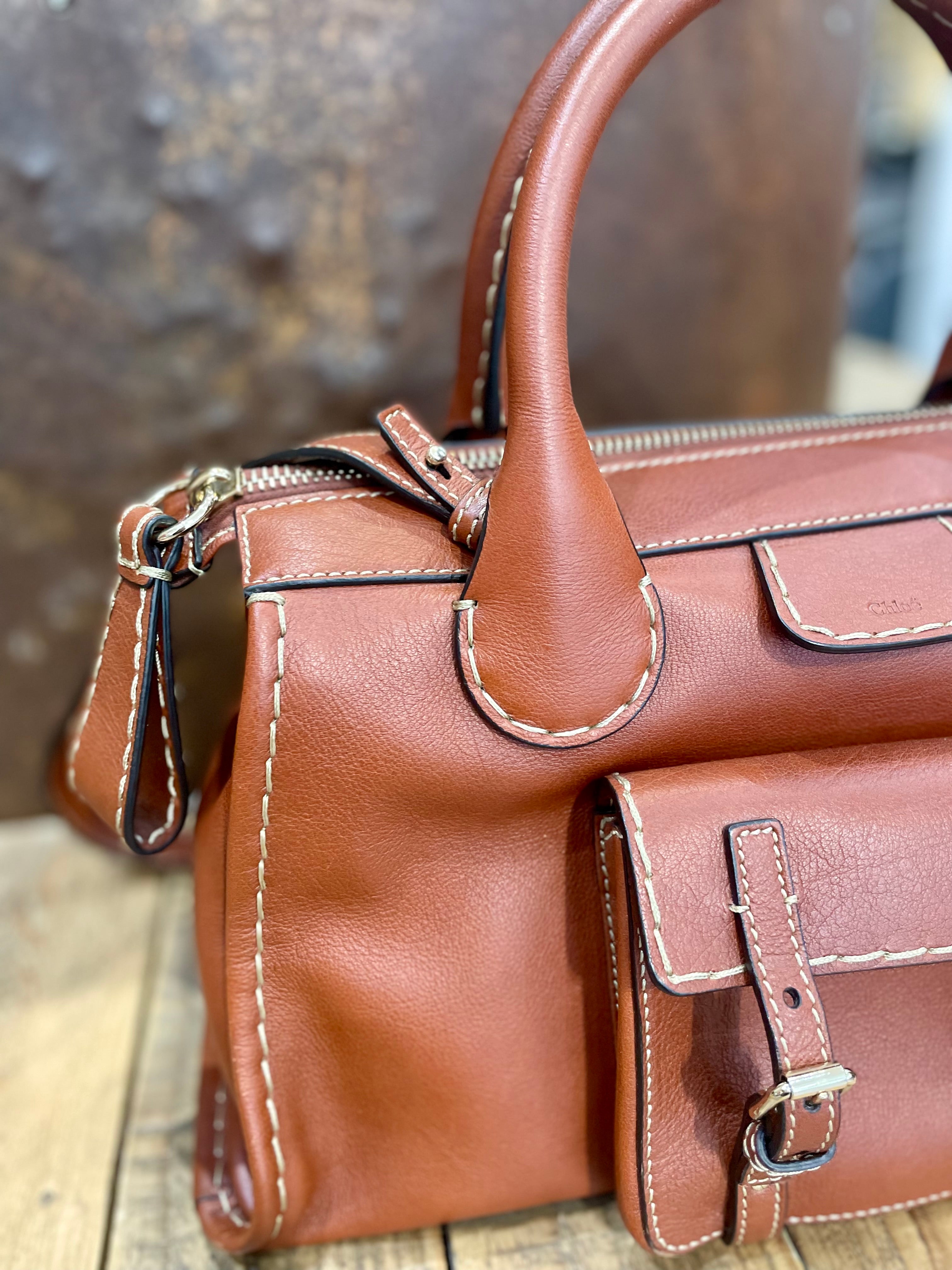 Camel Edith handbag - CHLOÉ