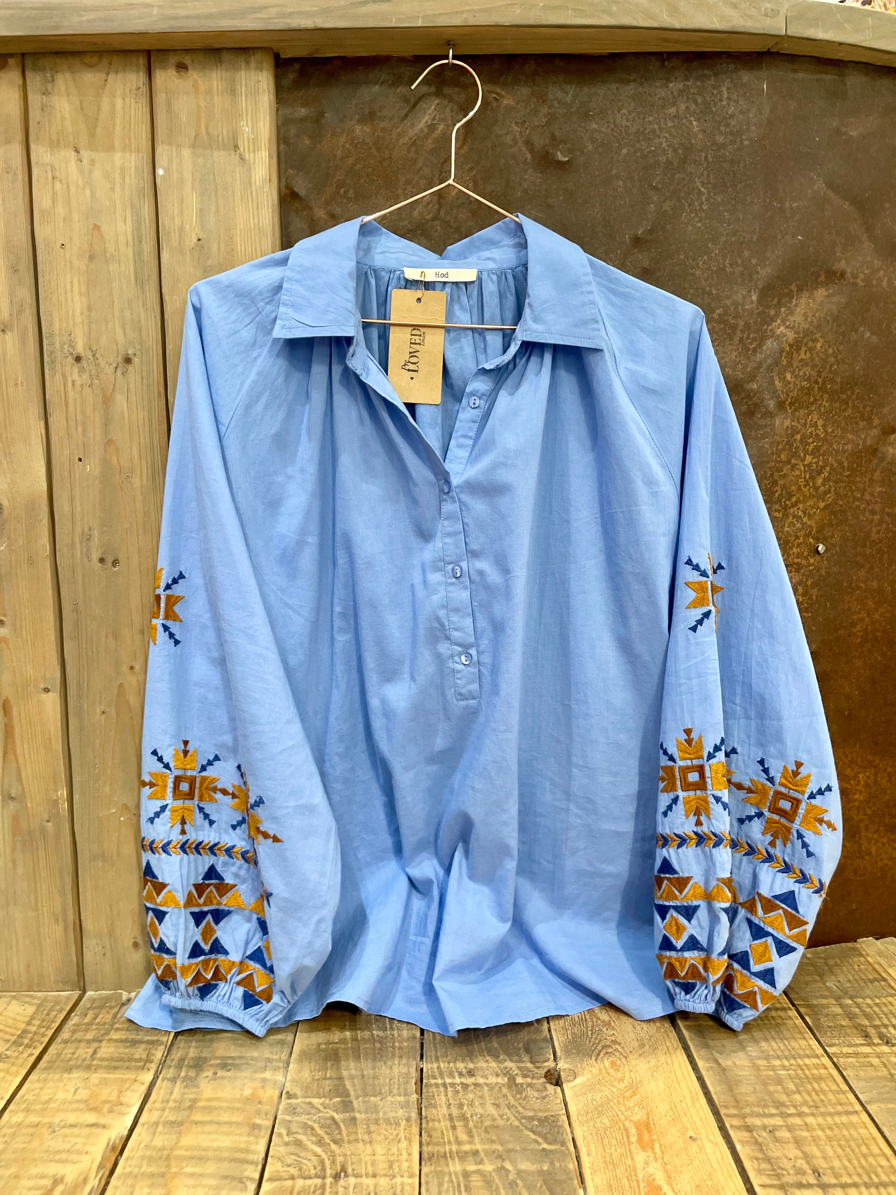 Blue blouse - HOD - S