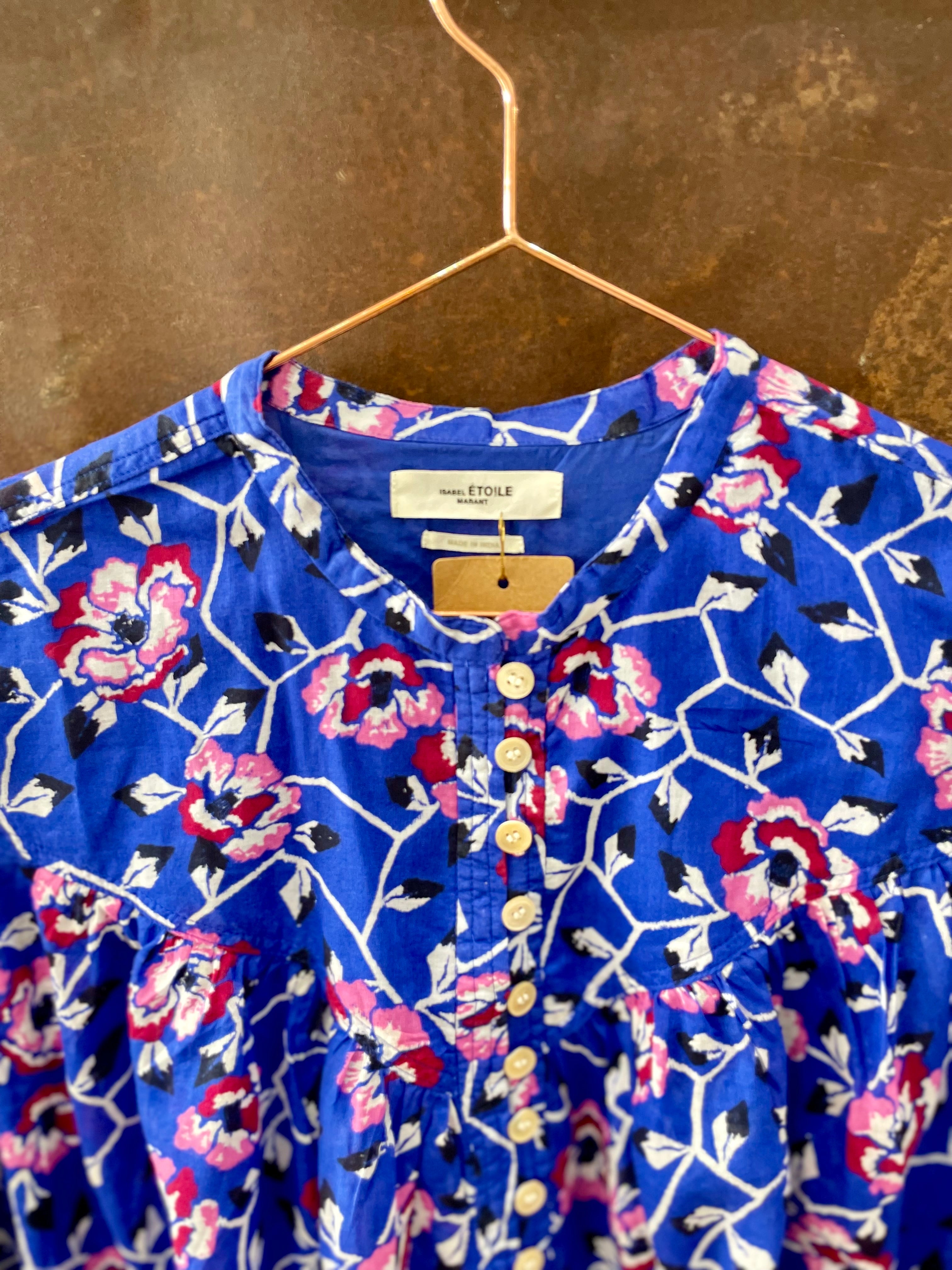 Blue print blouse - ISABEL MARANT ETOILE - XS