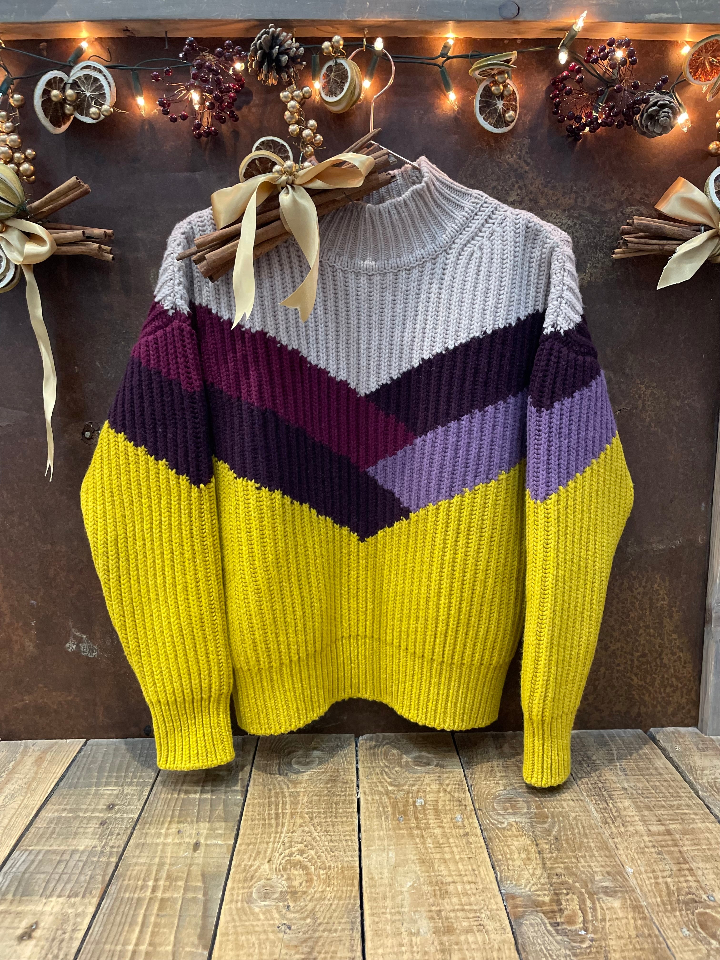 Colorful knit jumper - BA&SH - S/M