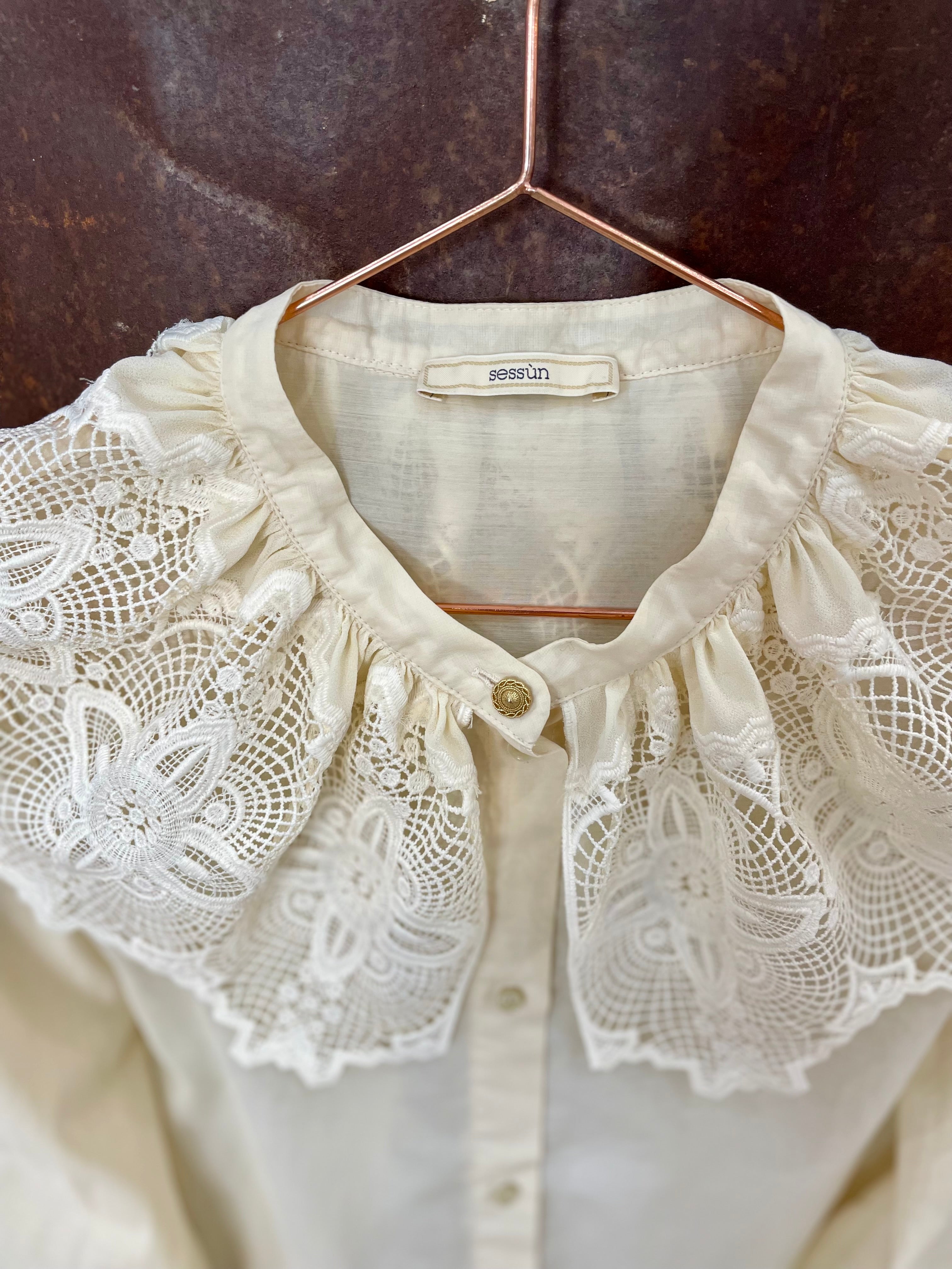 Ivory shirt - SESSUN - S