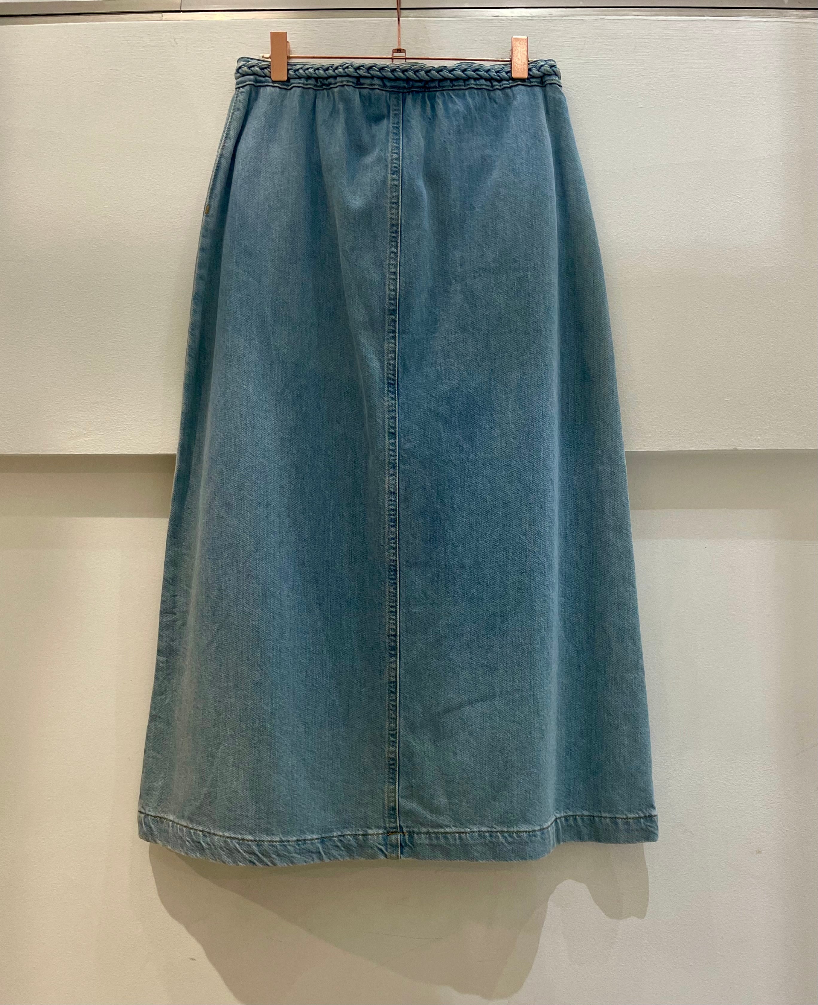 Denim Skirt - RIXO - 38EU/UK10