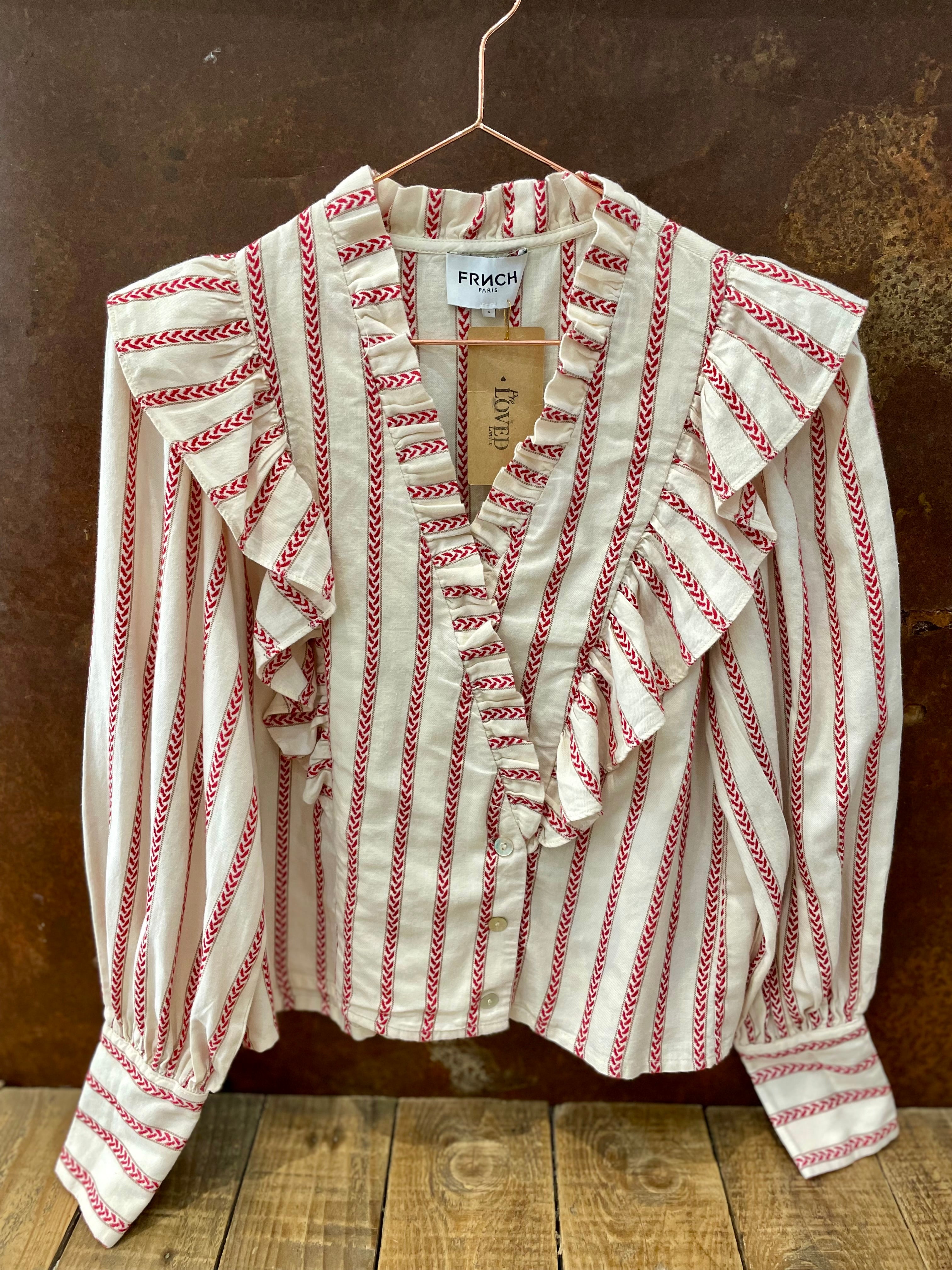 Red stripes shirt - FRNCH PARIS - S