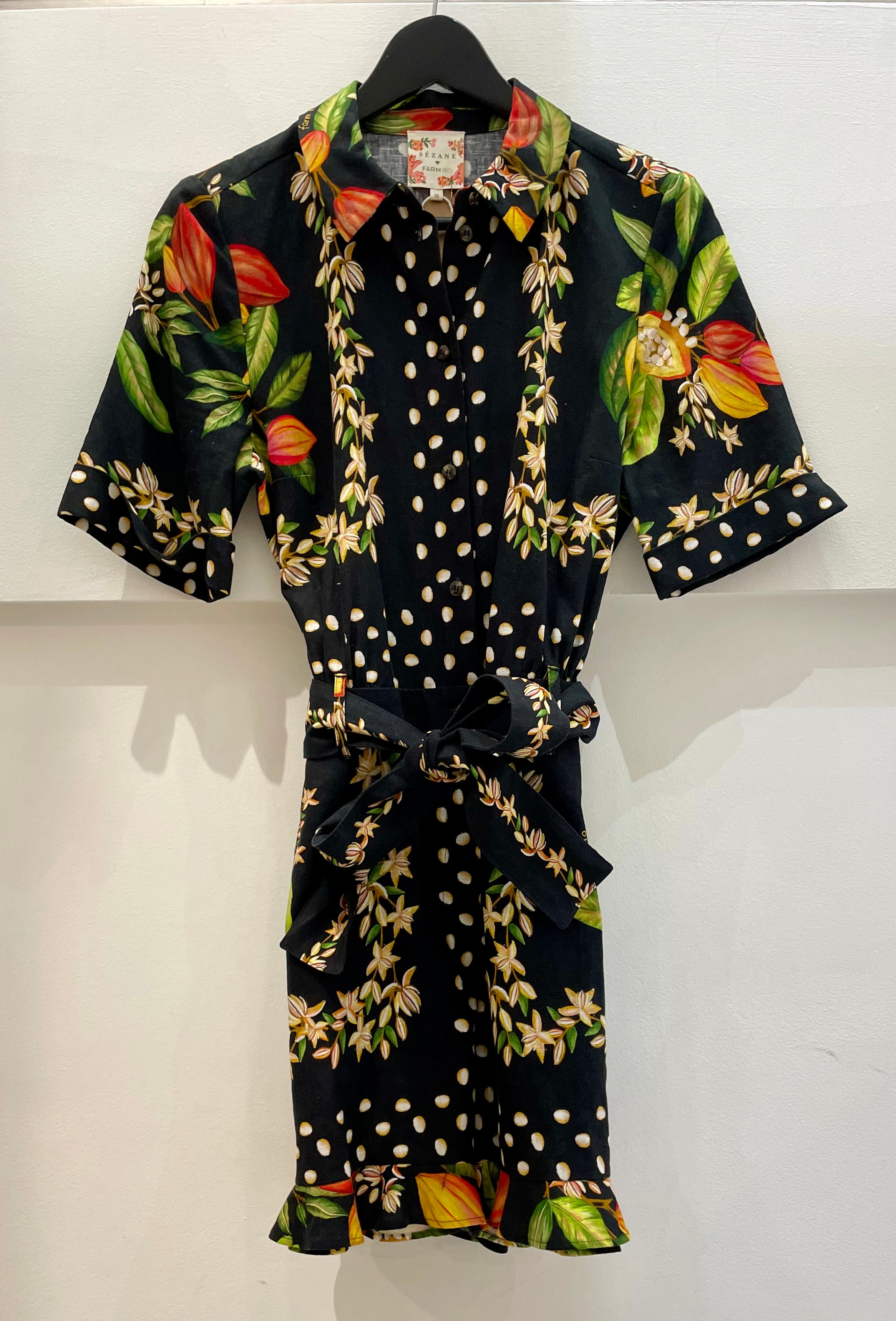 Print mini jumpsuit - SEZANE X FARMRIO - 38EU/UK10