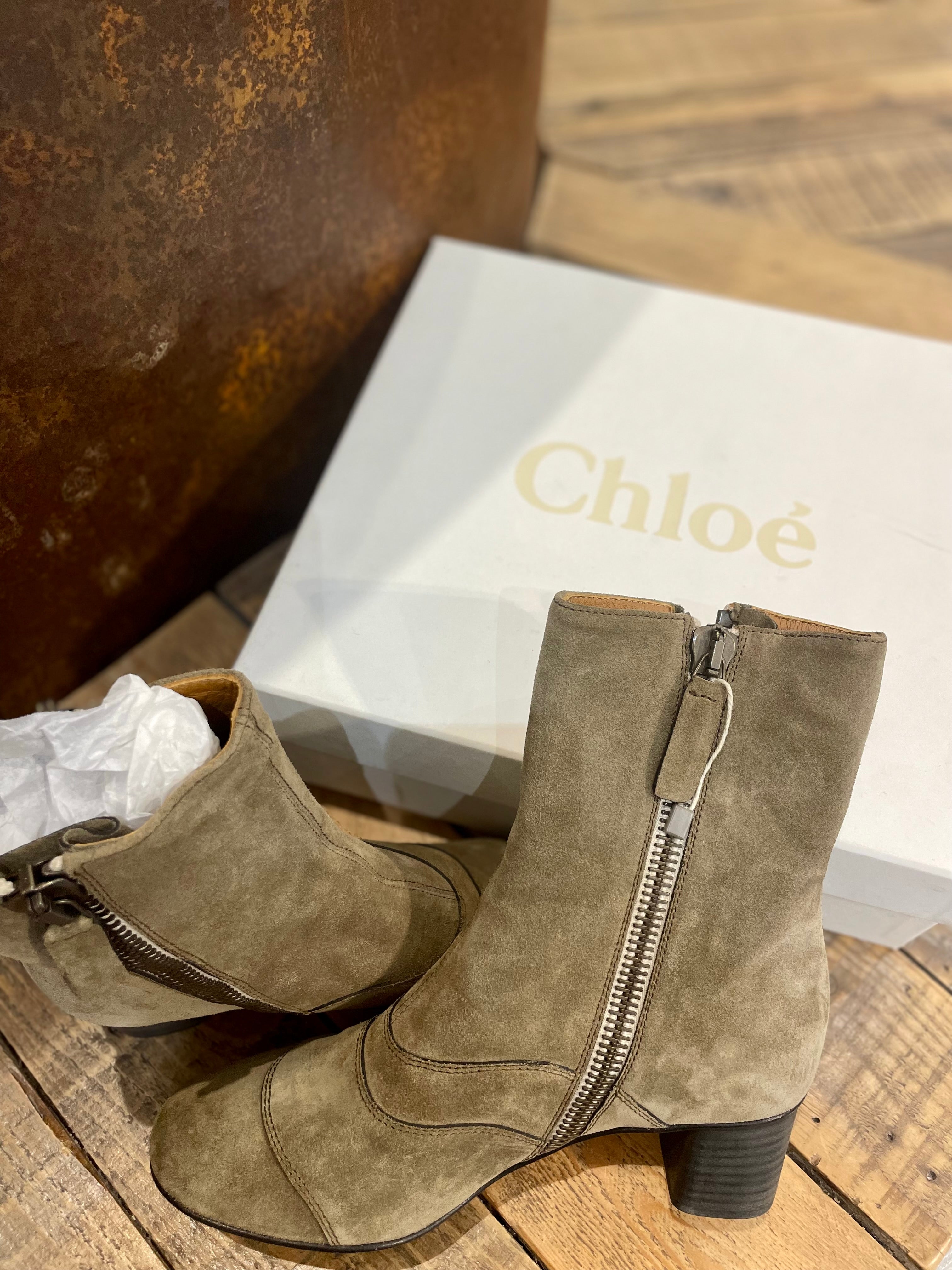 Taupe boots - CHLOÉ - 38EU/UK5