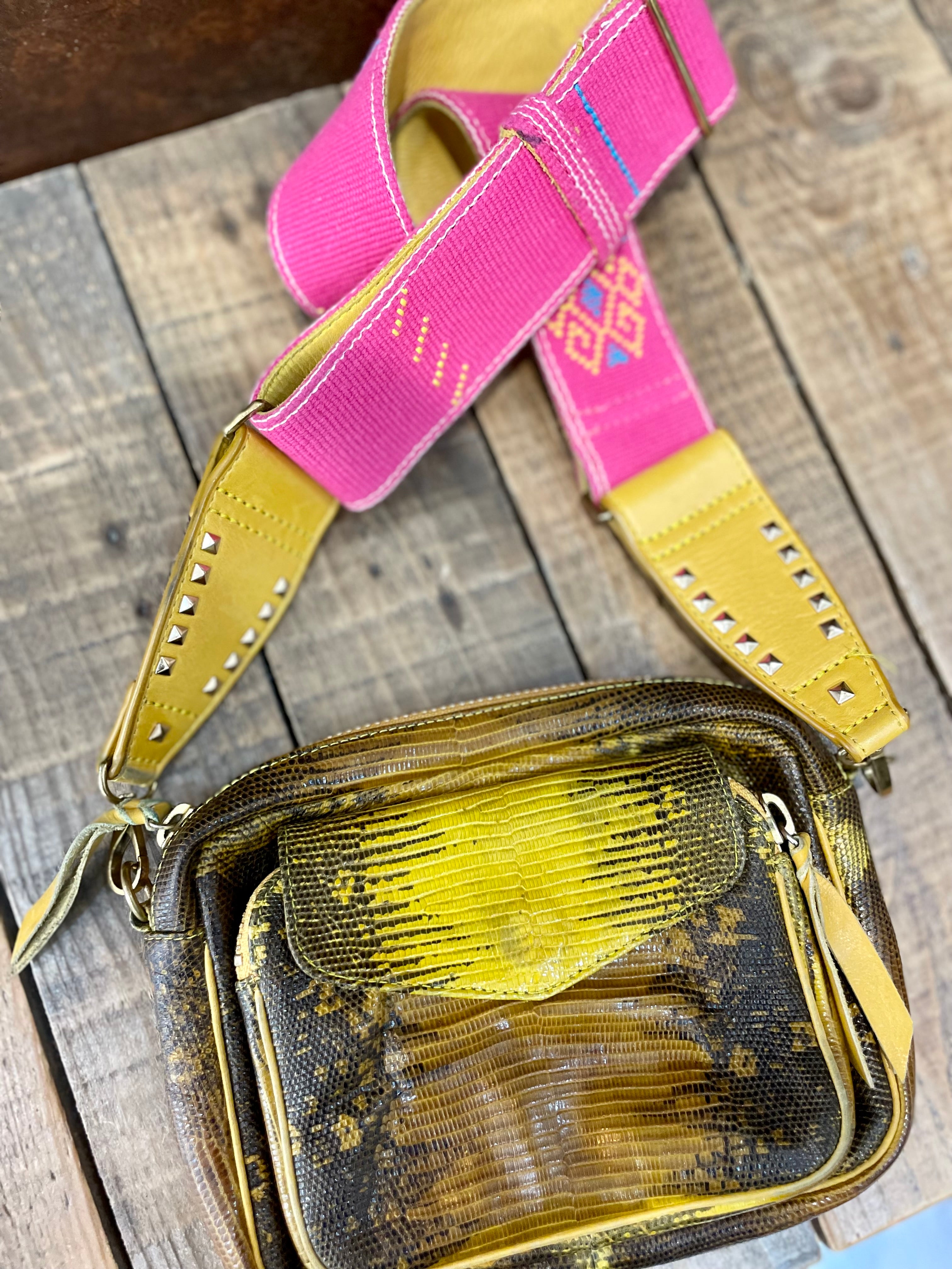 Yellow crossbody bag - CLARIS VIROT