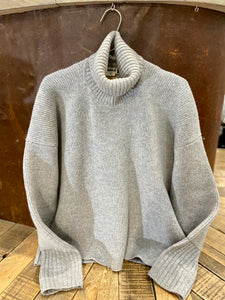 Grey wool jumper - ZARA - M