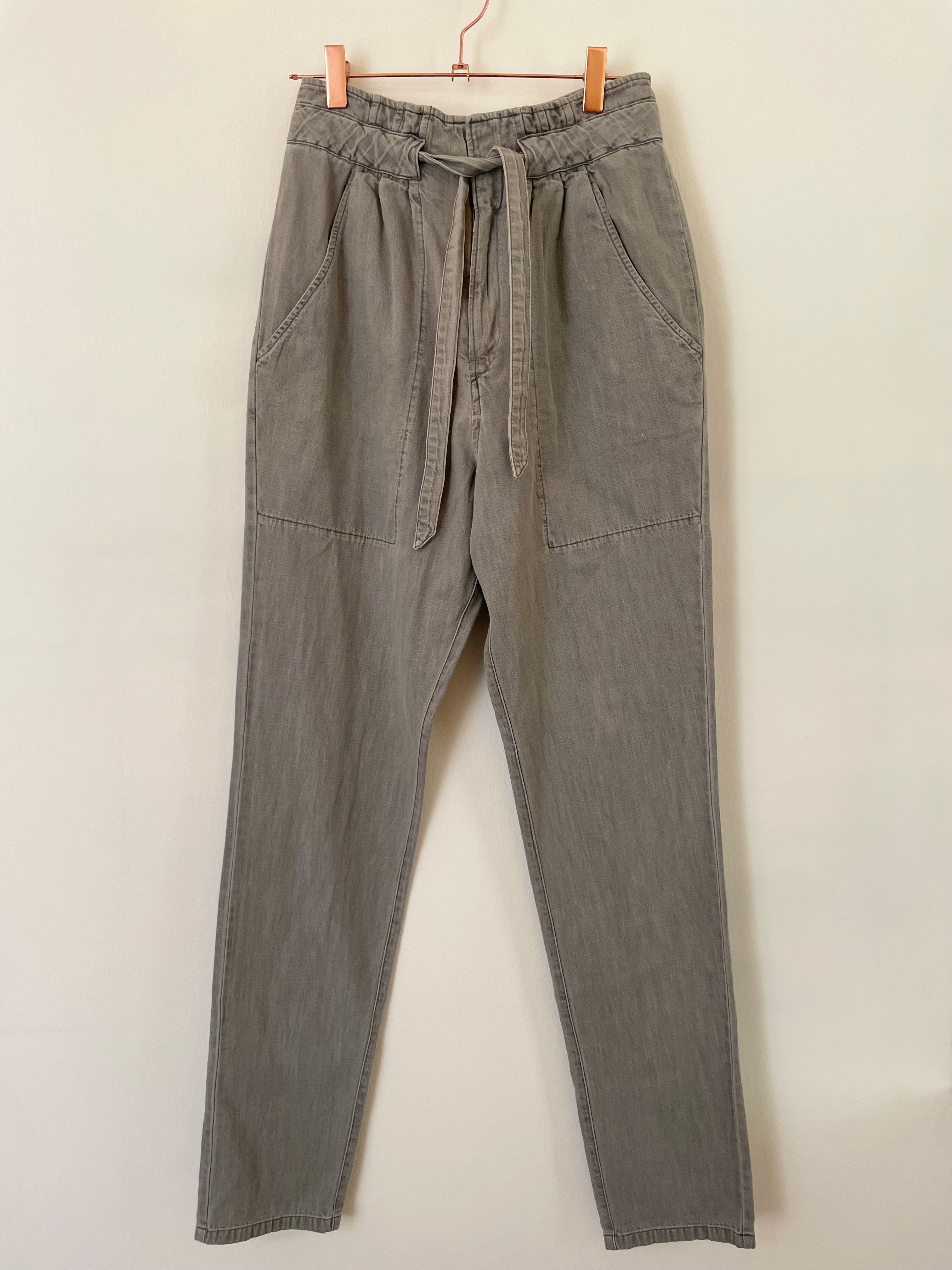Grey denim trousers - ISABEL MARANT ETOILE - 34EU/UK6