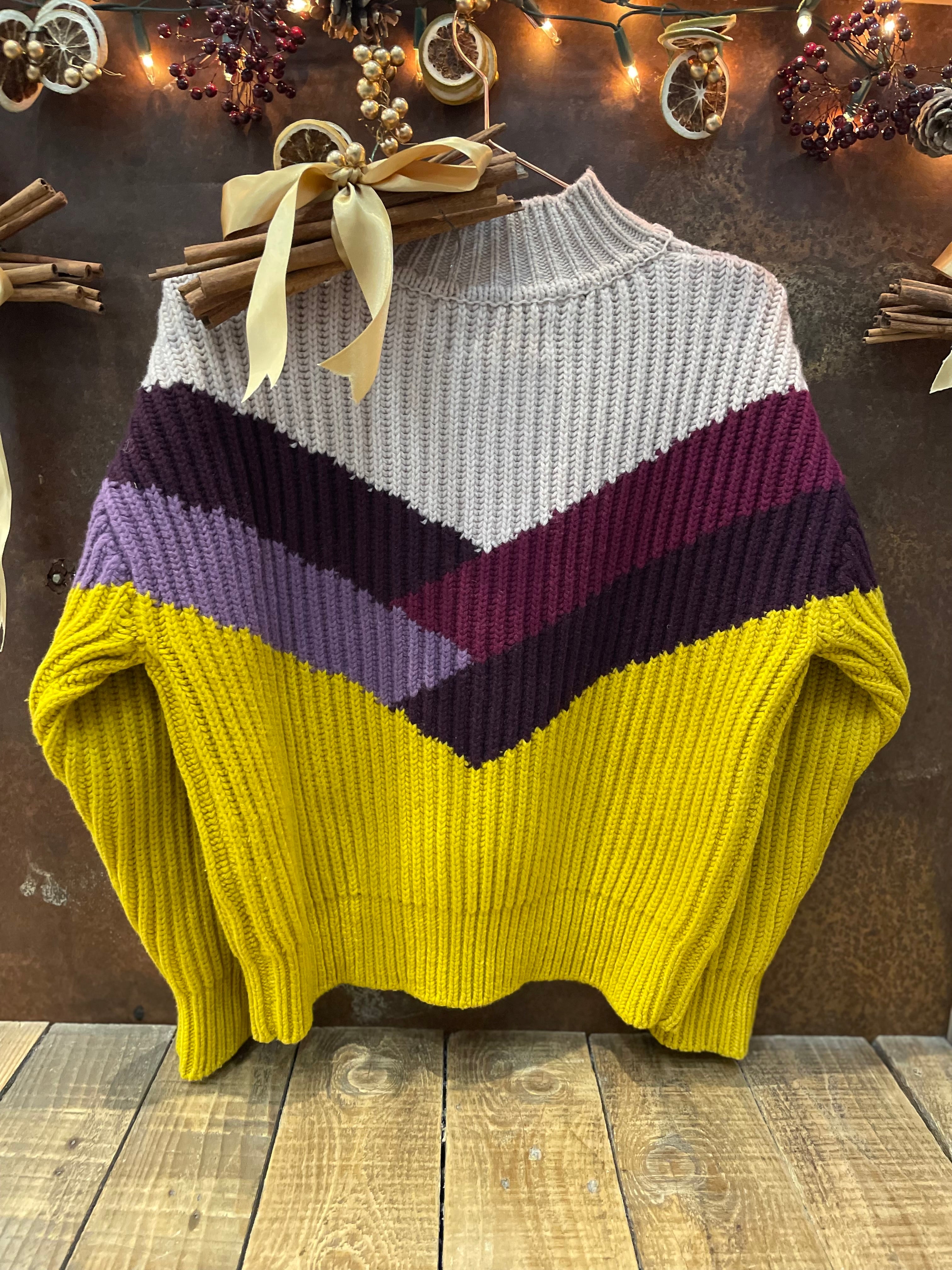 Colorful knit jumper - BA&SH - S/M