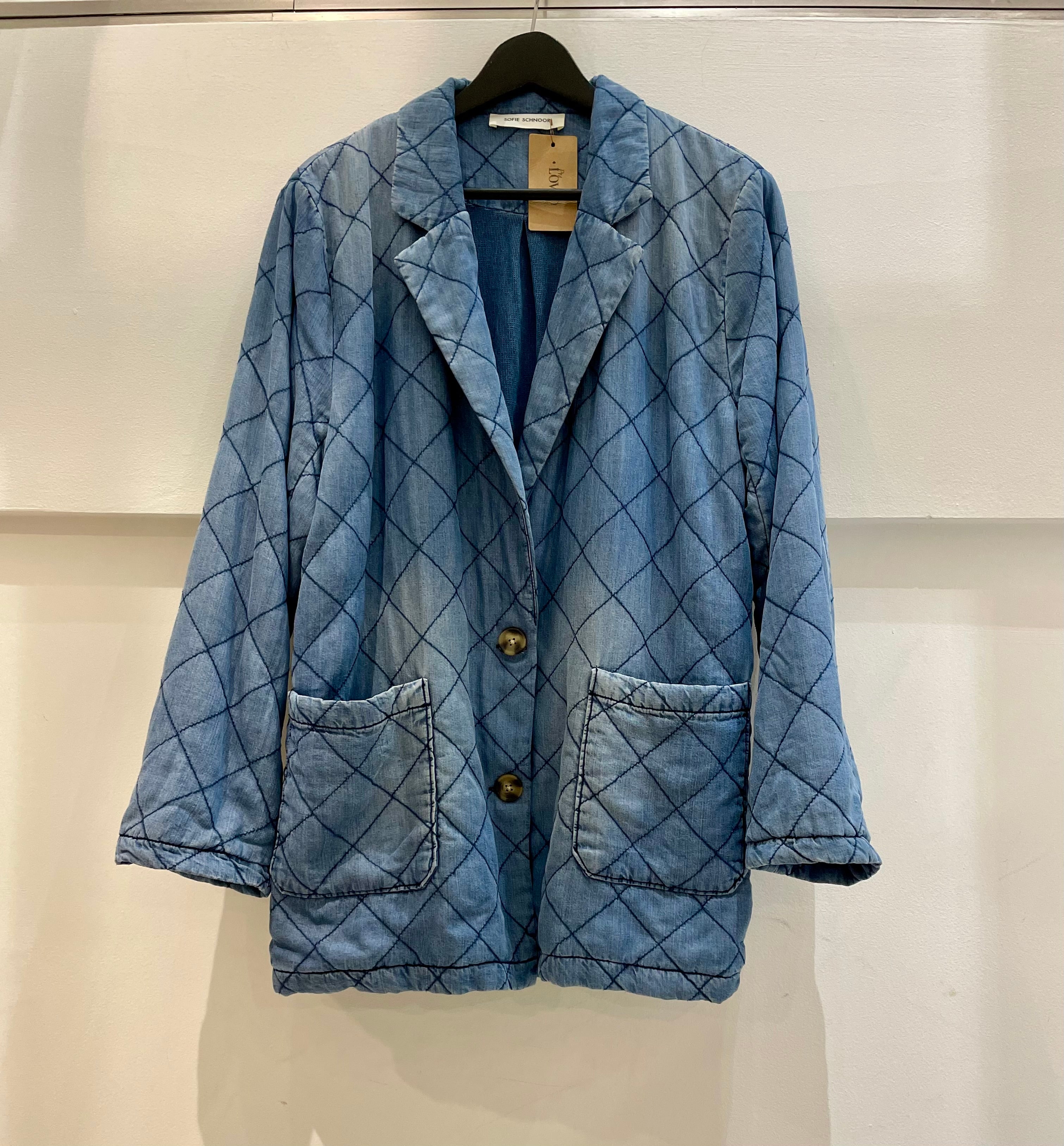 Denim quilted jacket - SOFIE SCHNOOR - M