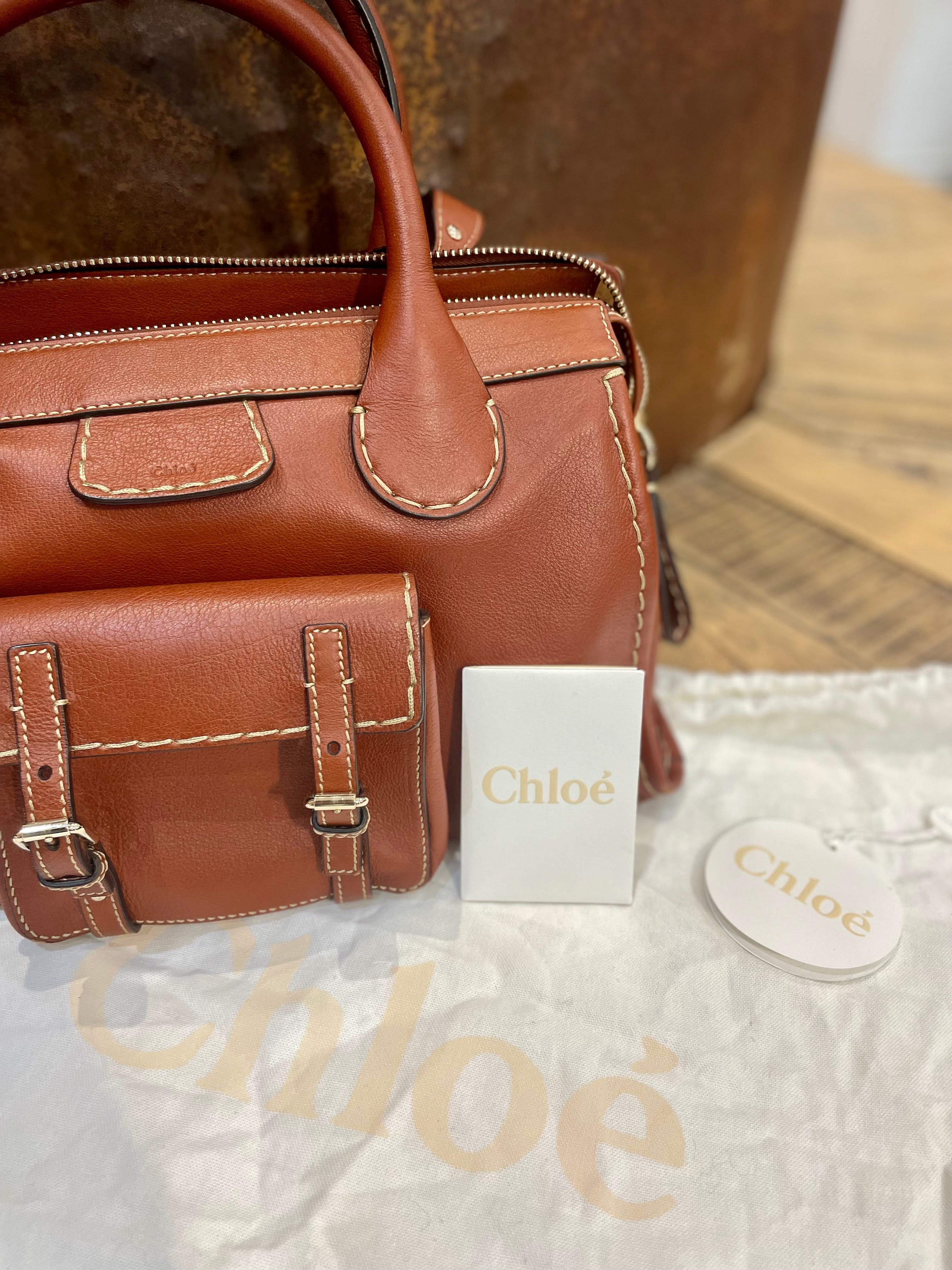 Camel Edith handbag - CHLOÉ
