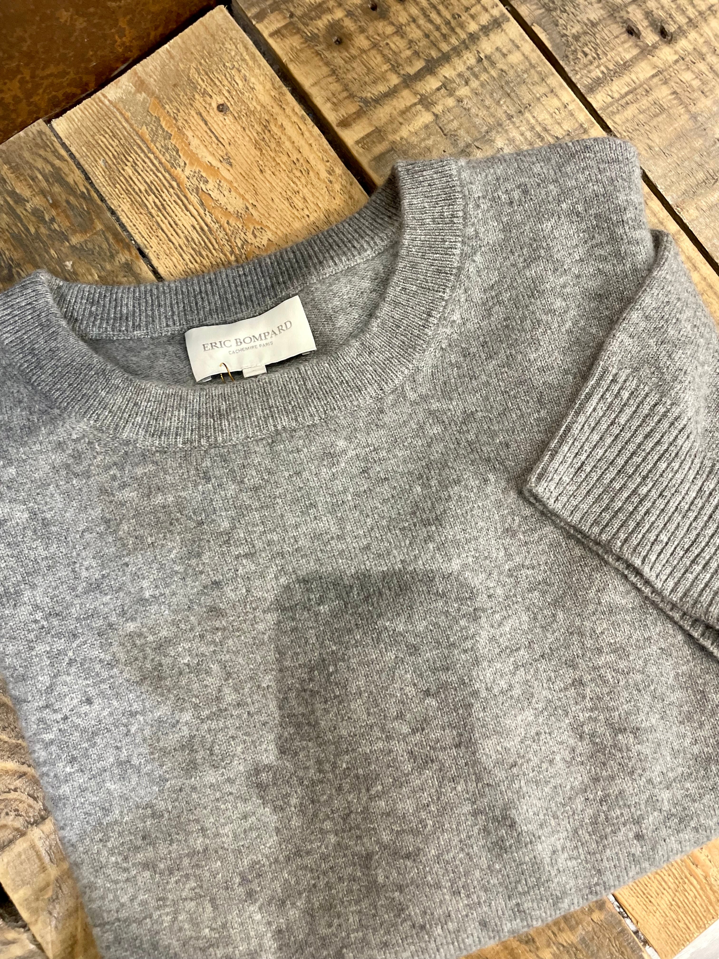 Grey cashmere jumper - ERIC BOMPARD - S