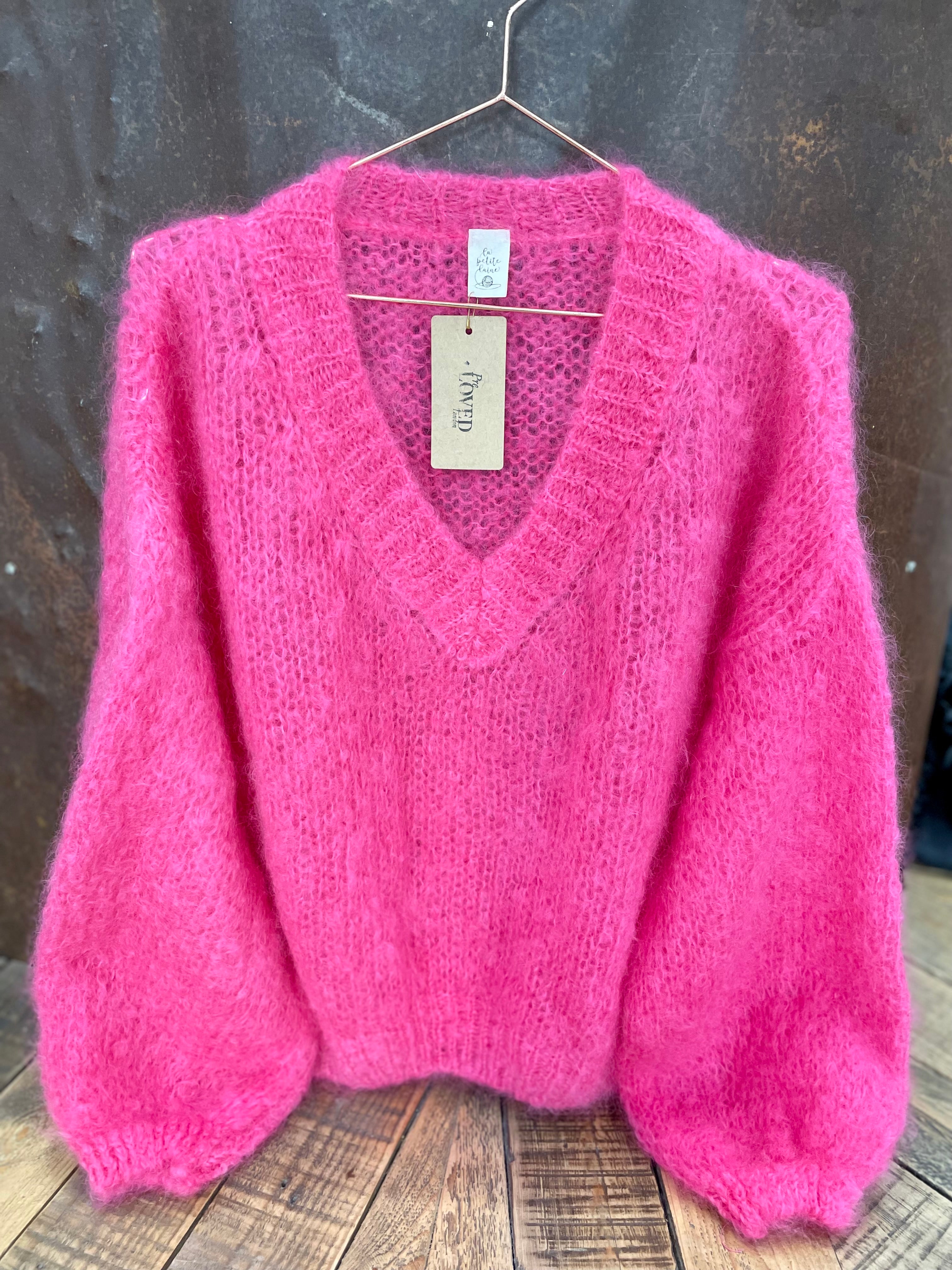 Pink knit jumper - LA PETITE LAINE - ONE SIZE