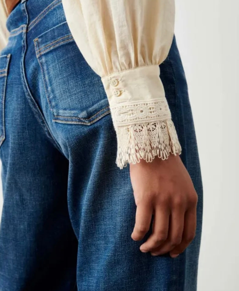 Ivory shirt - SESSUN - S