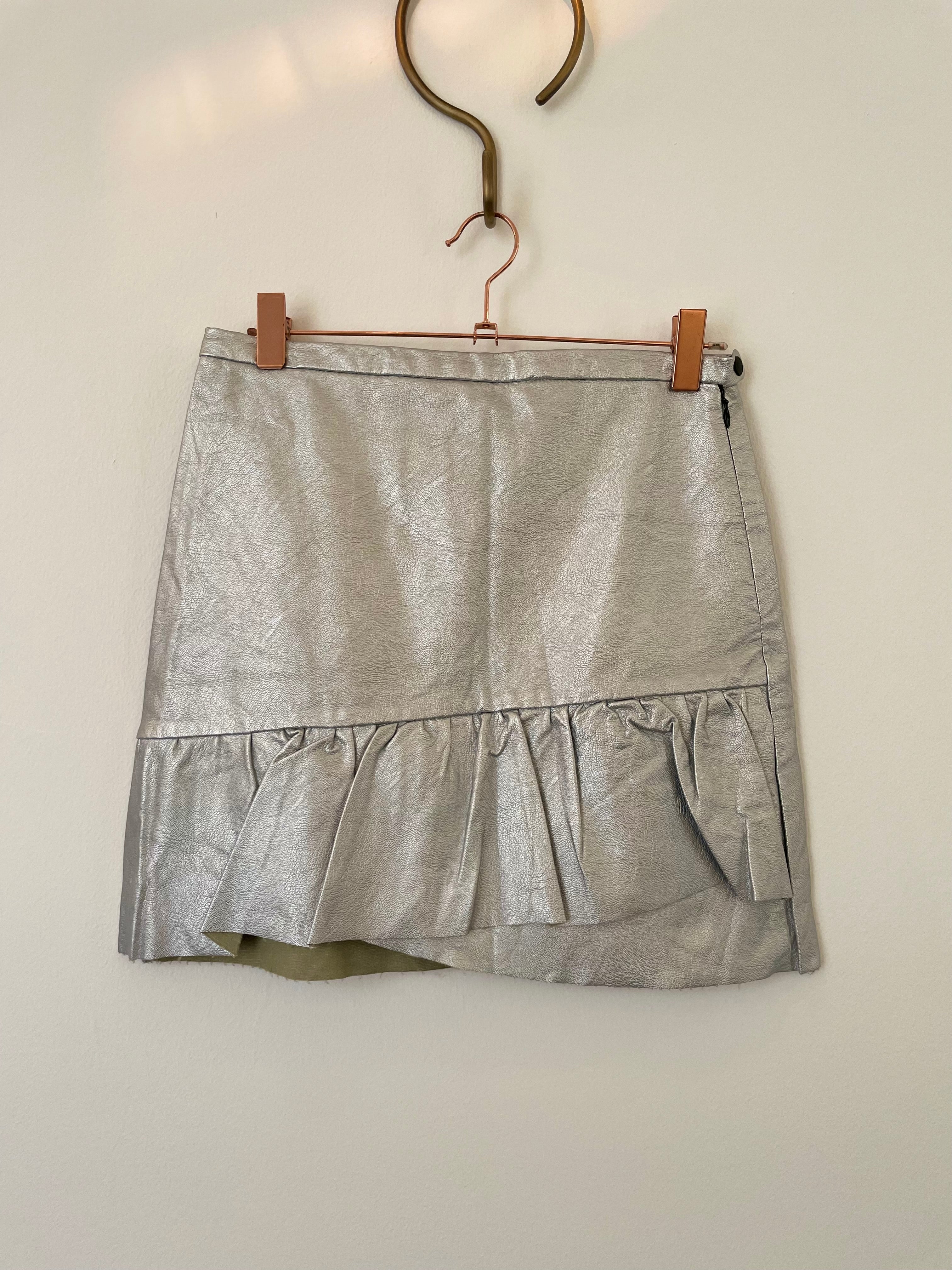 Silver mini skirt - SONGE LAB - XS