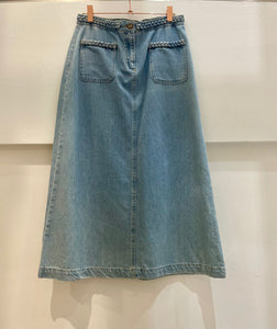 Denim Skirt - RIXO - 38EU/UK10