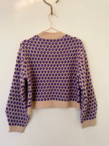Purple knit jumper - JDY - S