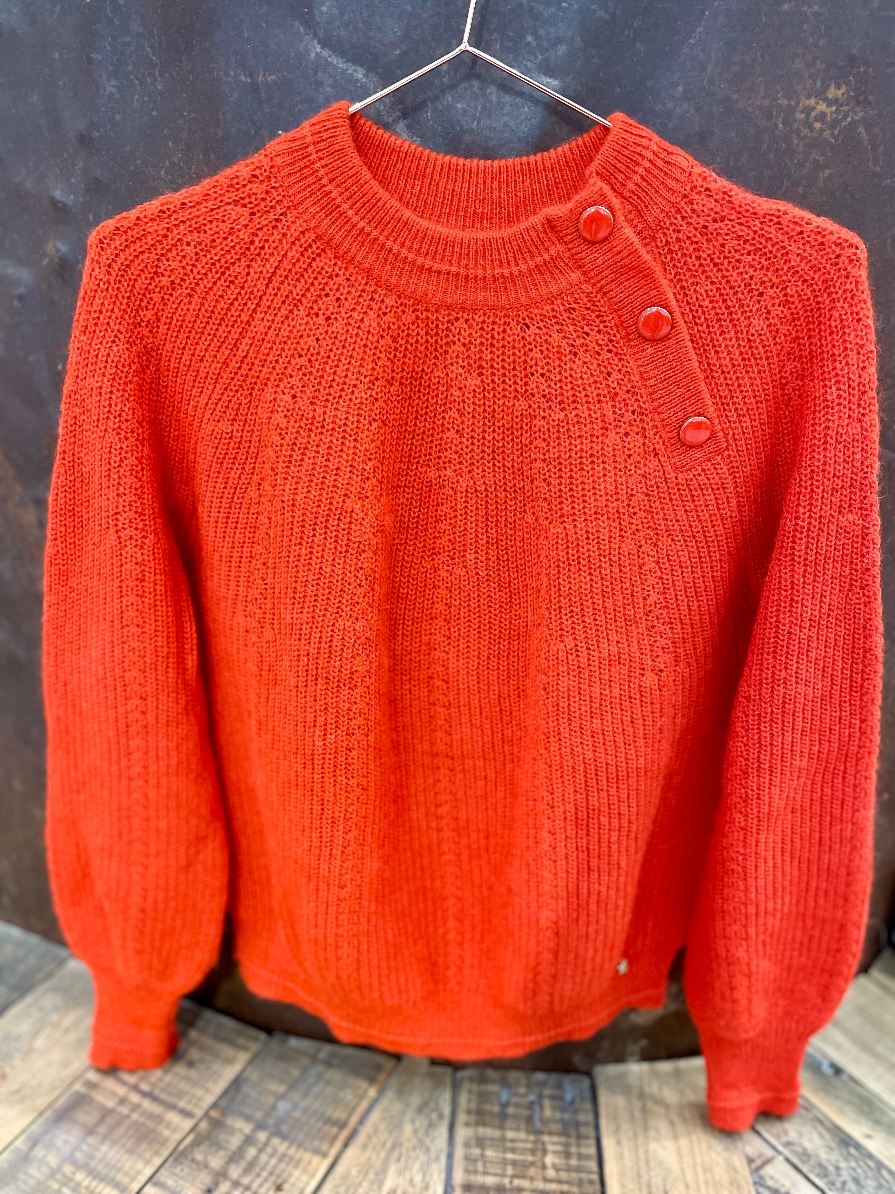 Coral knit jumper - DES PETITS HAUTS - XS