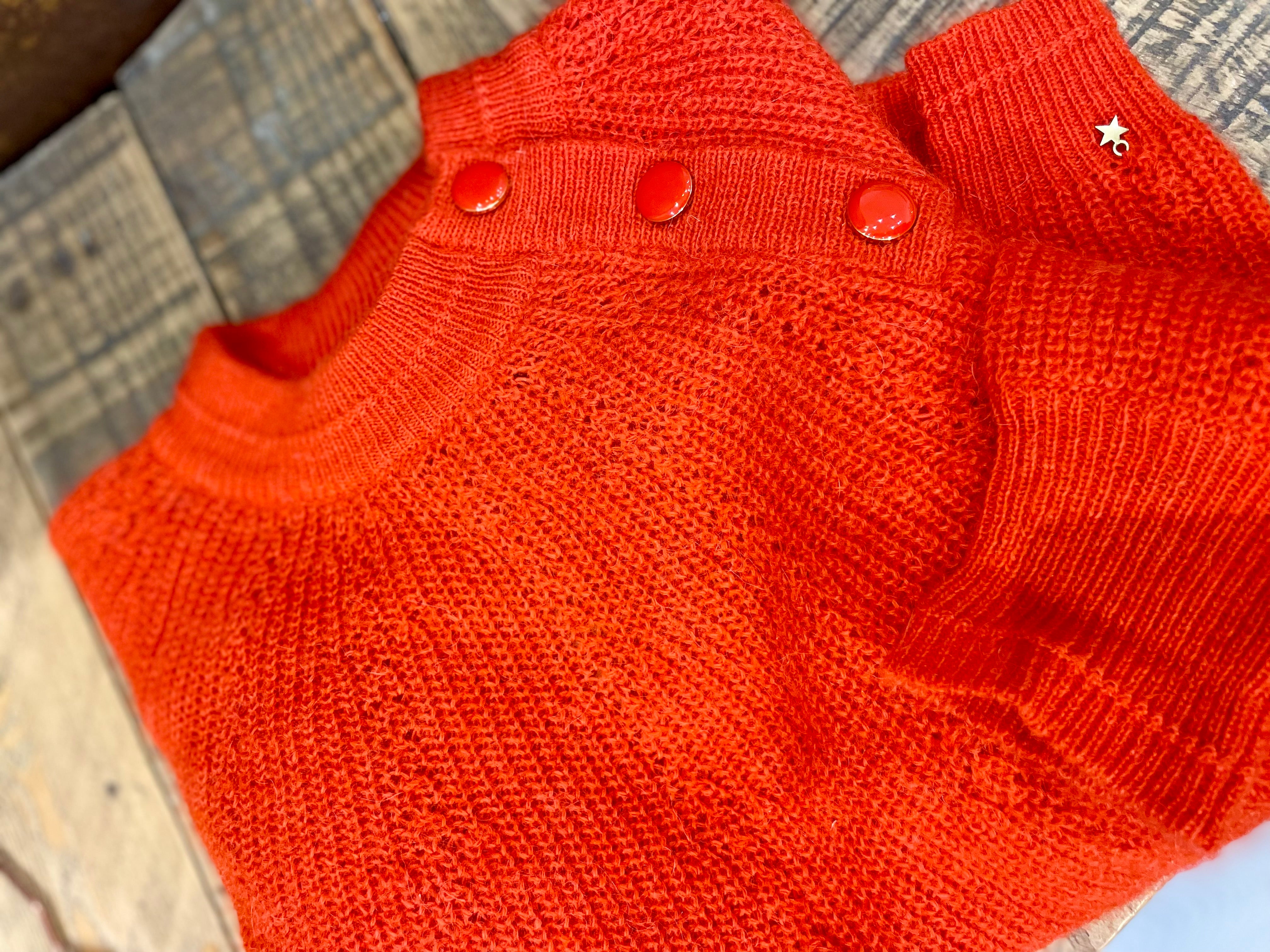 Coral knit jumper - DES PETITS HAUTS - XS