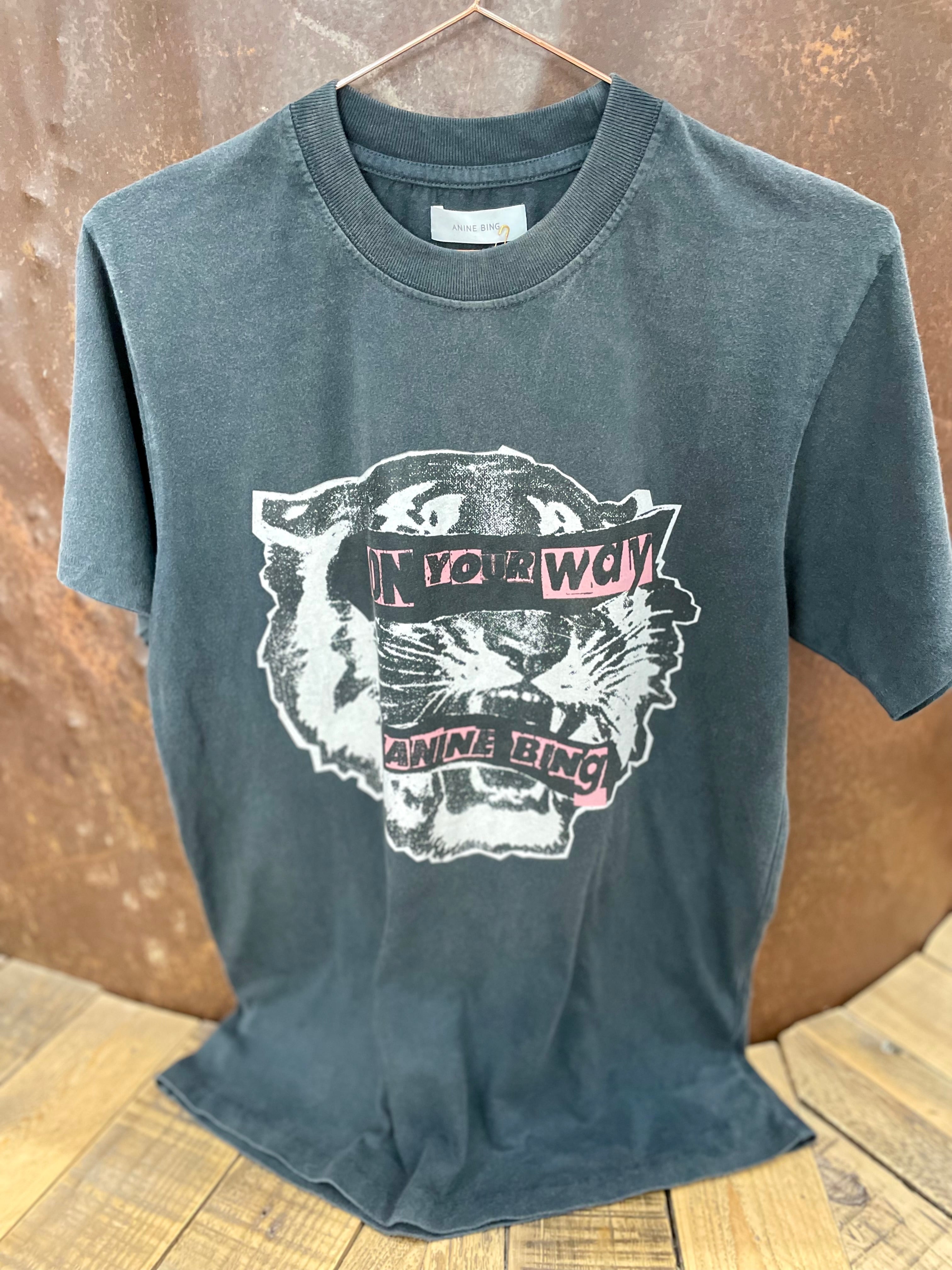 Black print tee - ANINE BING - XS