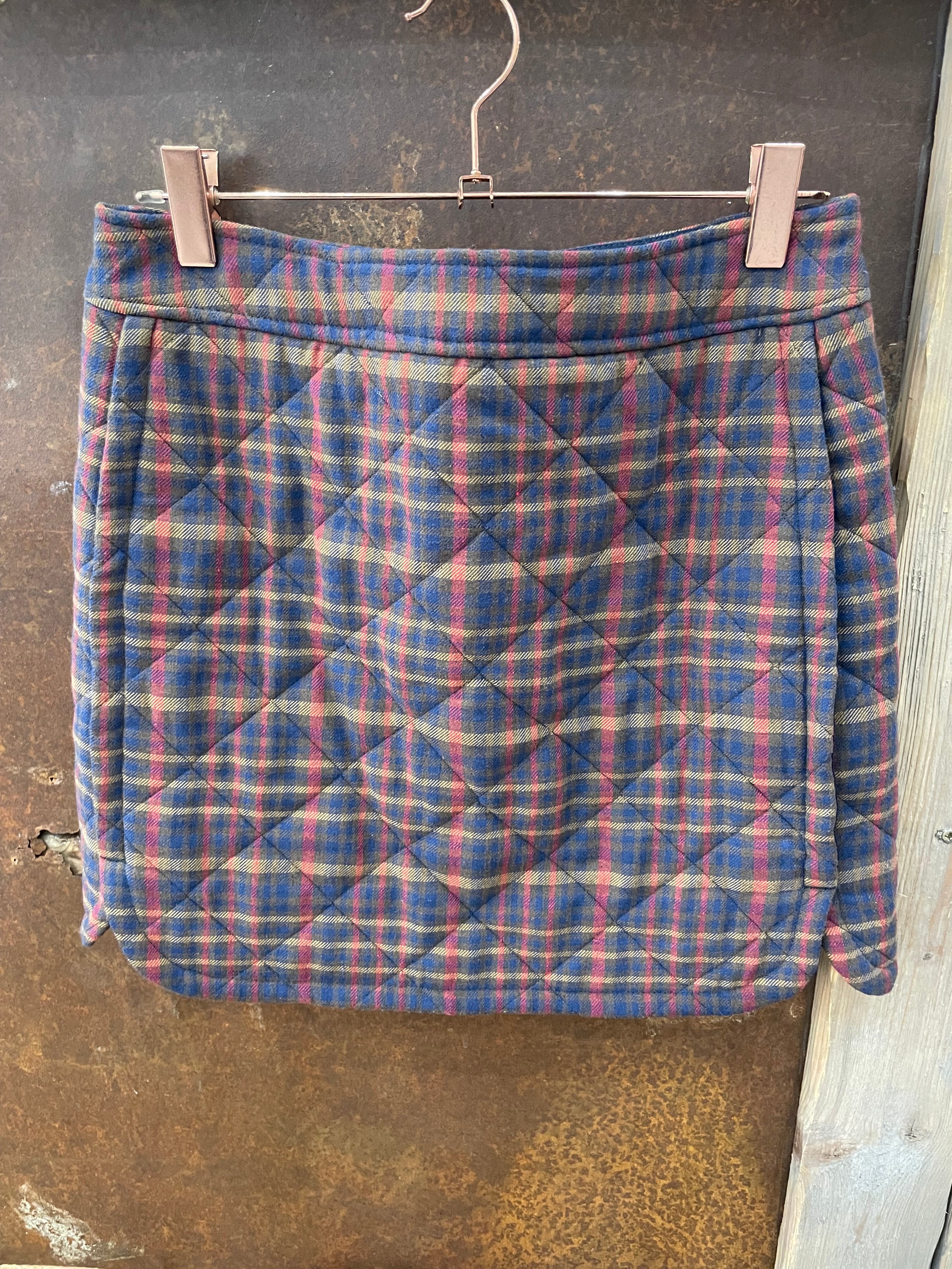 Plaid quilted mini skirt - SEZANE - XS