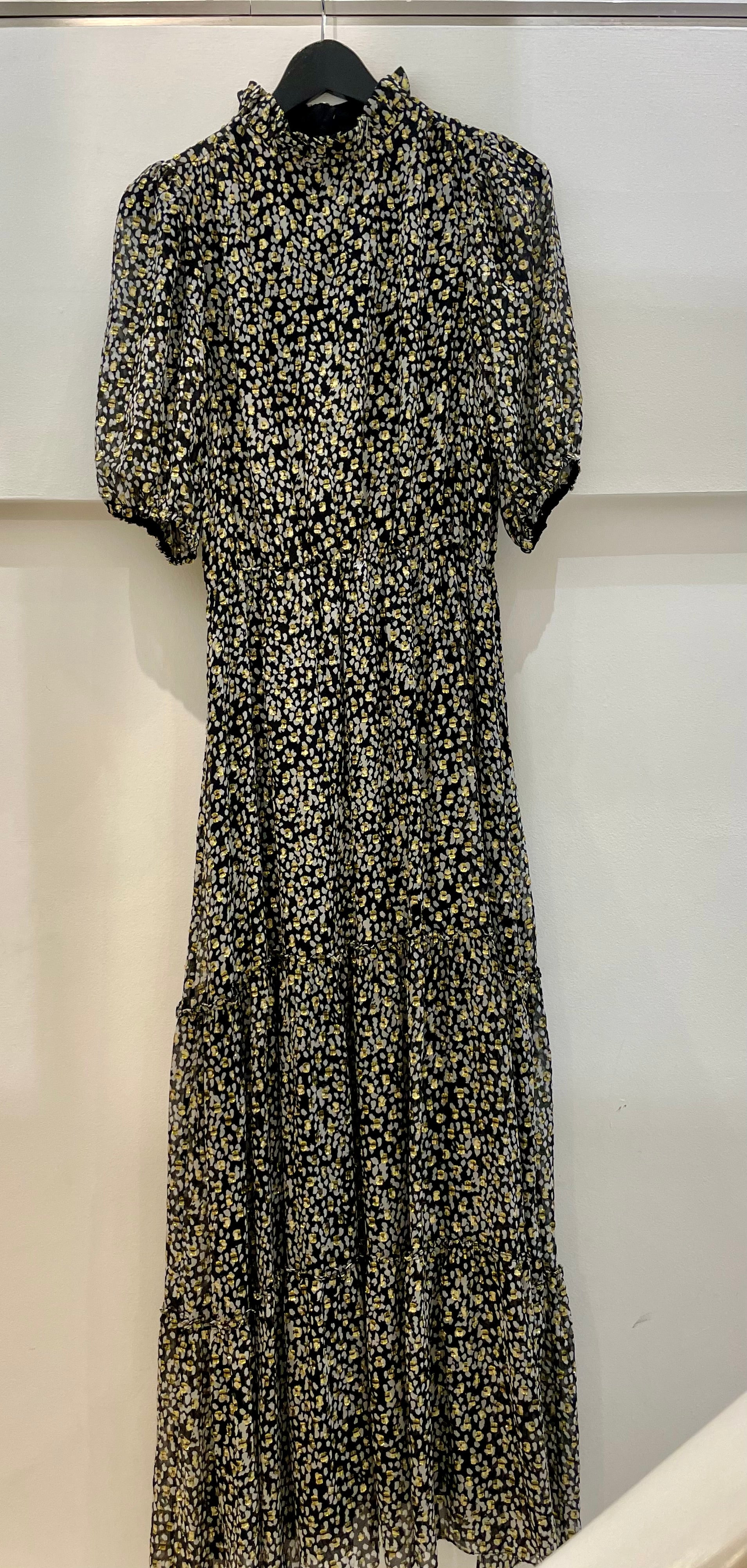 Print gold long dress - SEZANE - M