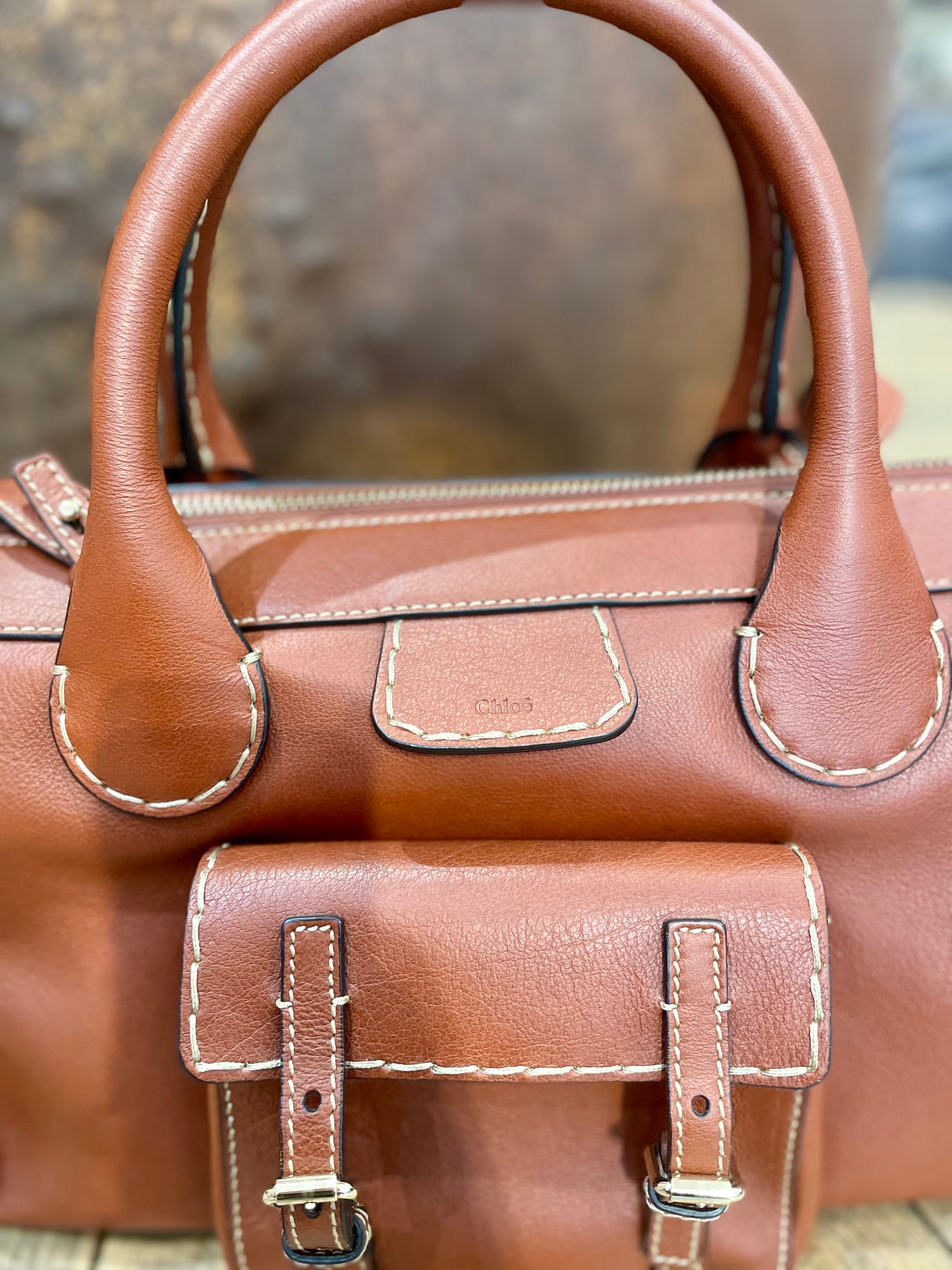 Camel Edith handbag - CHLOÉ