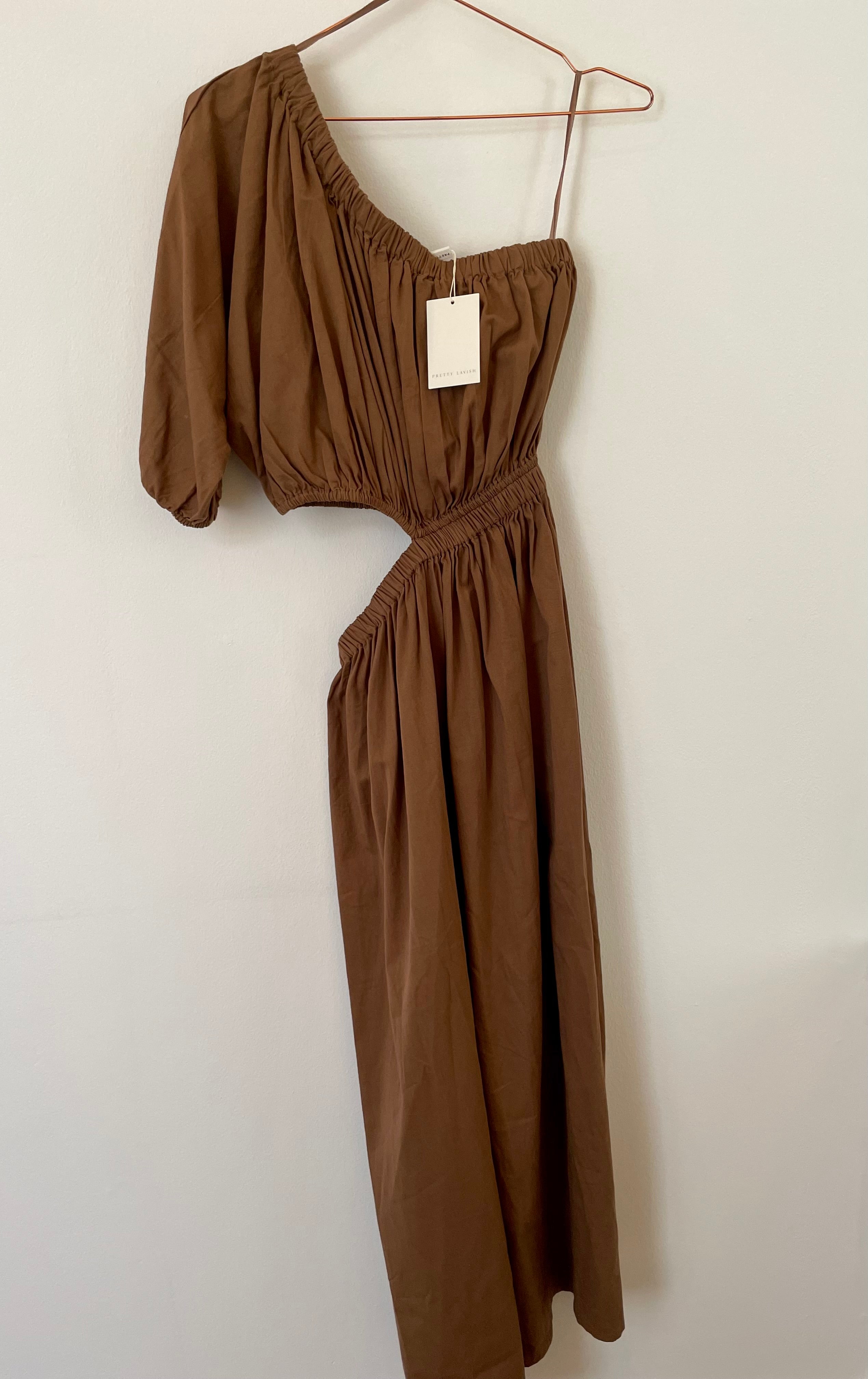Brown dress - PRETTY LAVISH - 36EU/UK8