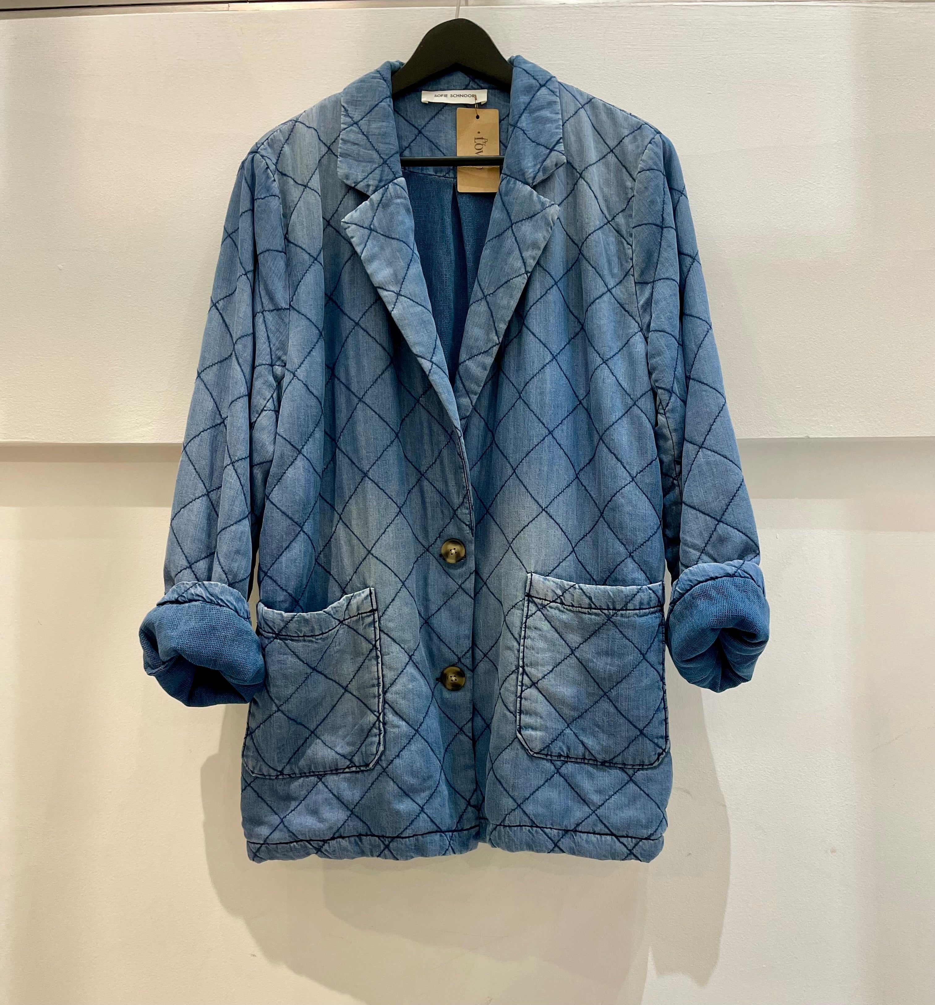Denim quilted jacket - SOFIE SCHNOOR - M