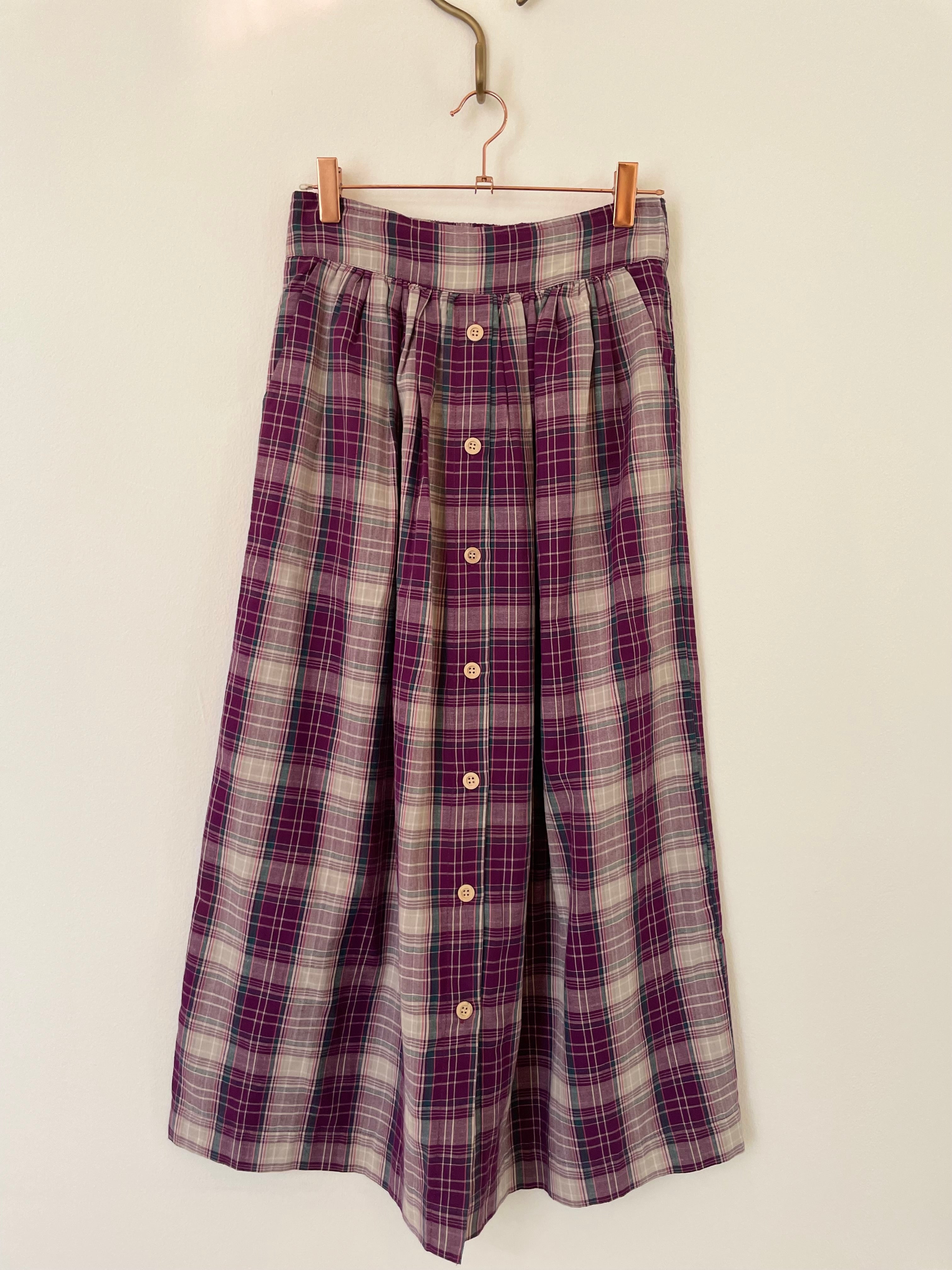 Plaid long skirt - BELLEMME - XS