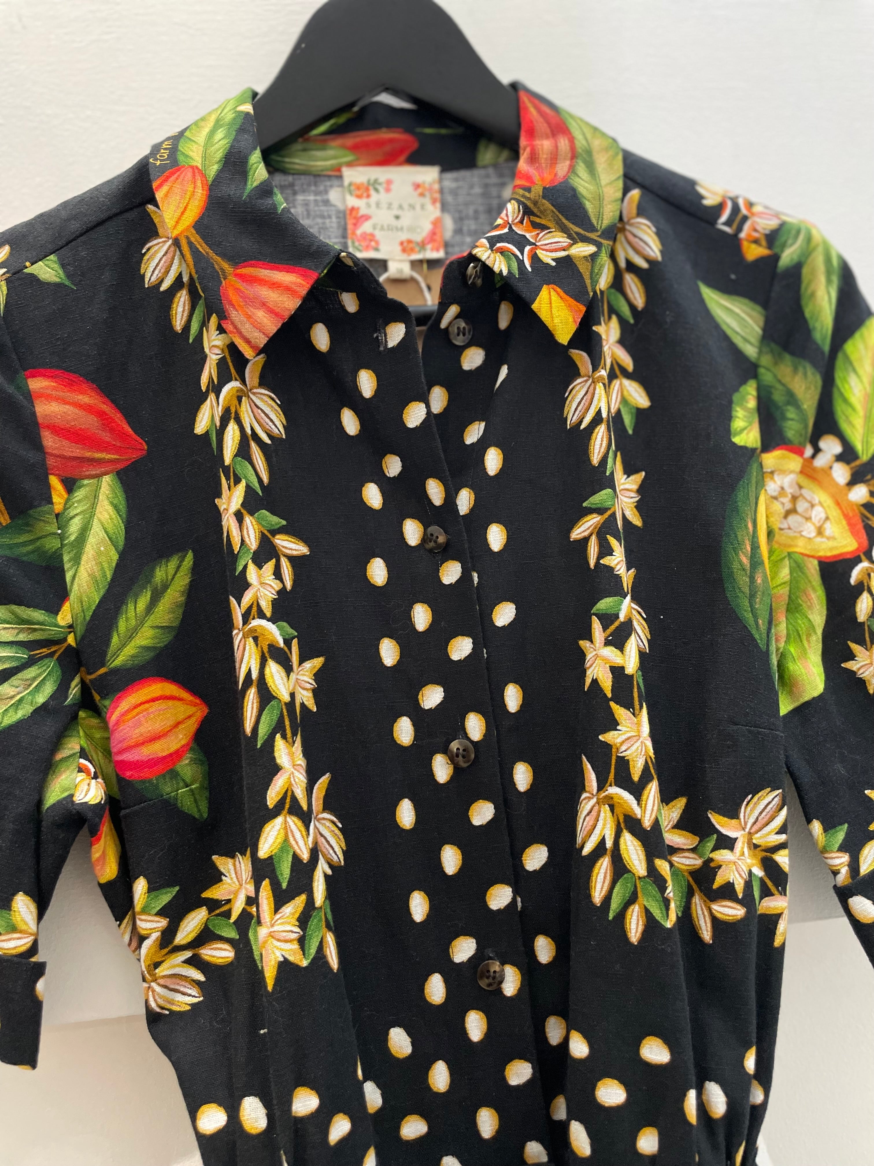 Print mini jumpsuit - SEZANE X FARMRIO - 38EU/UK10