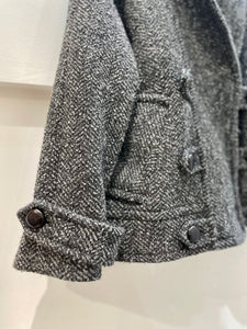 Grey tweed mini coat - SEZANE - XS