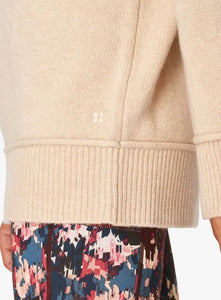 Beige knit jumper - SWEATY BETTY - M