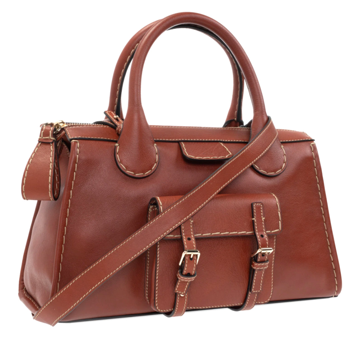 Camel Edith handbag - CHLOÉ