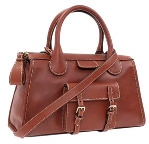 Camel Edith handbag - CHLOÉ