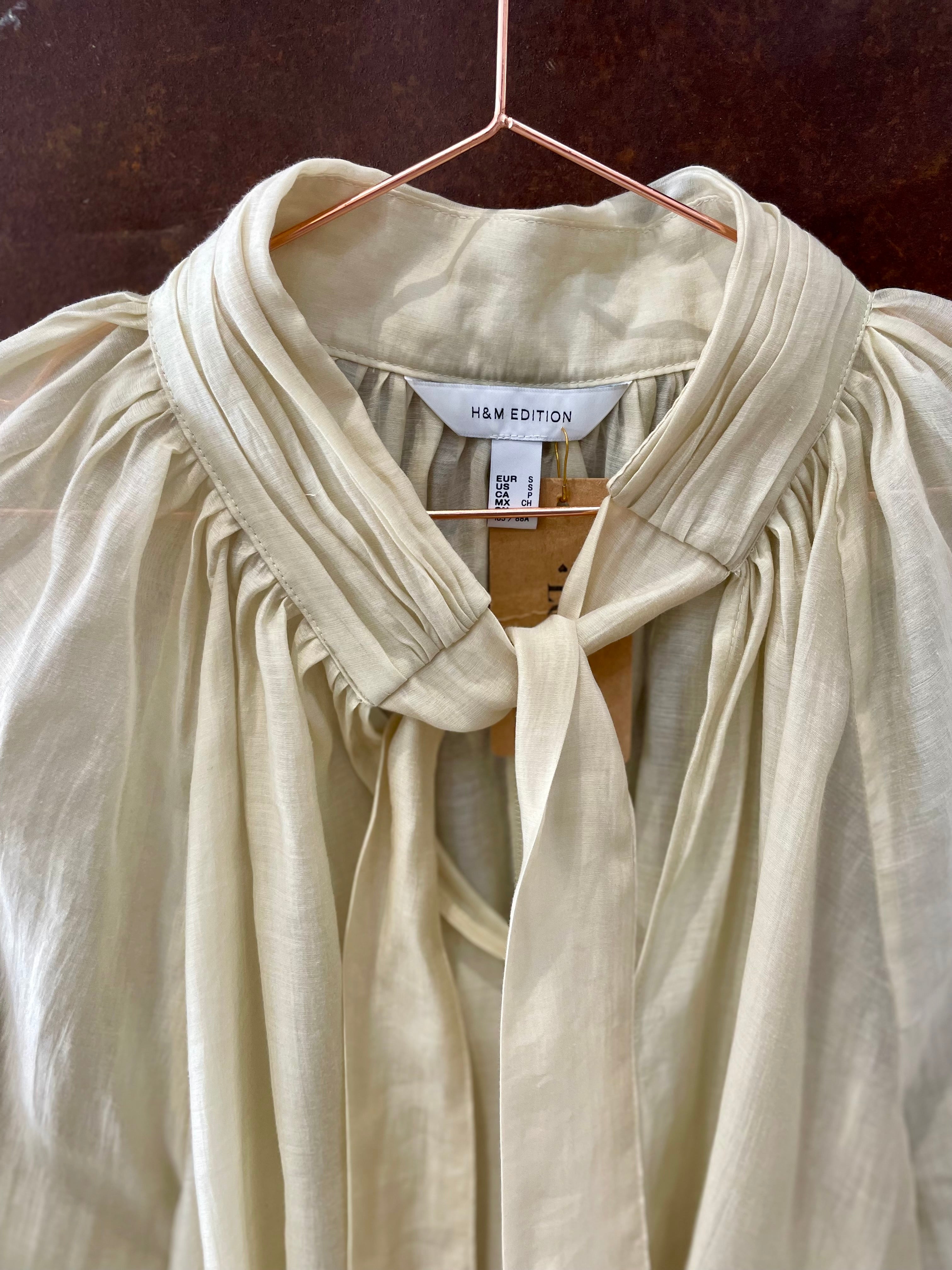 Pale gold blouse - H&M EDITION - S