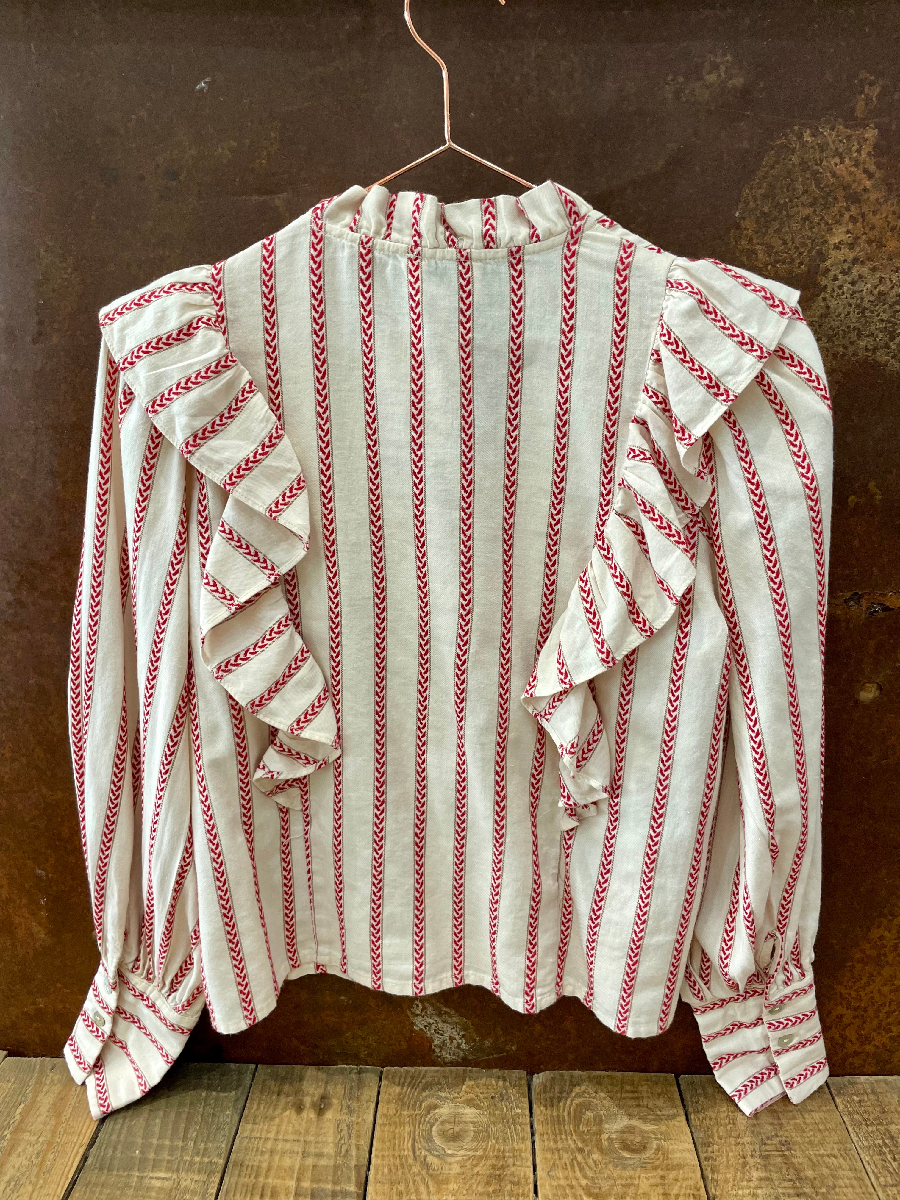 Red stripes shirt - FRNCH PARIS - S