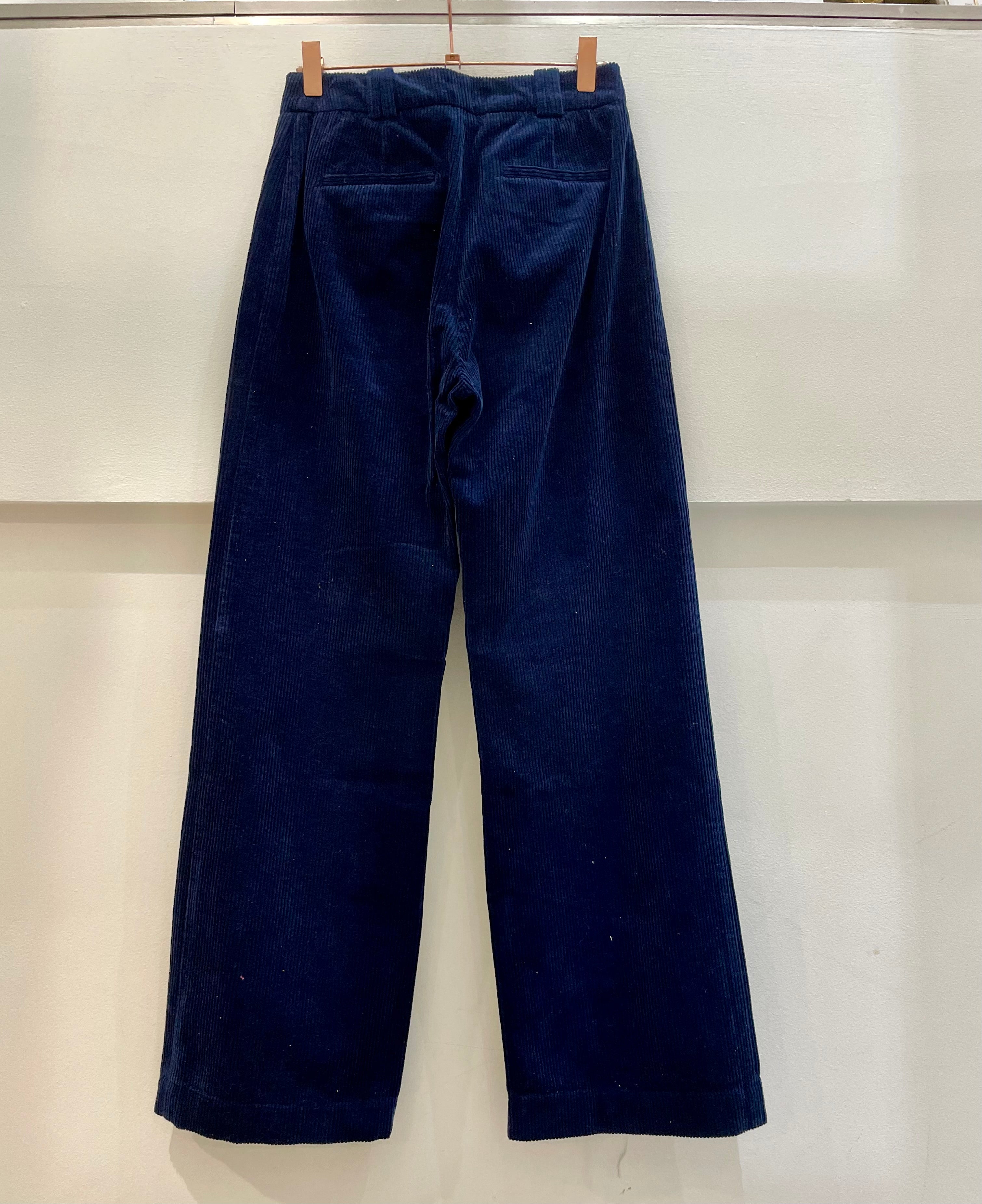 Navy corduroy trousers - SEZANE - XS