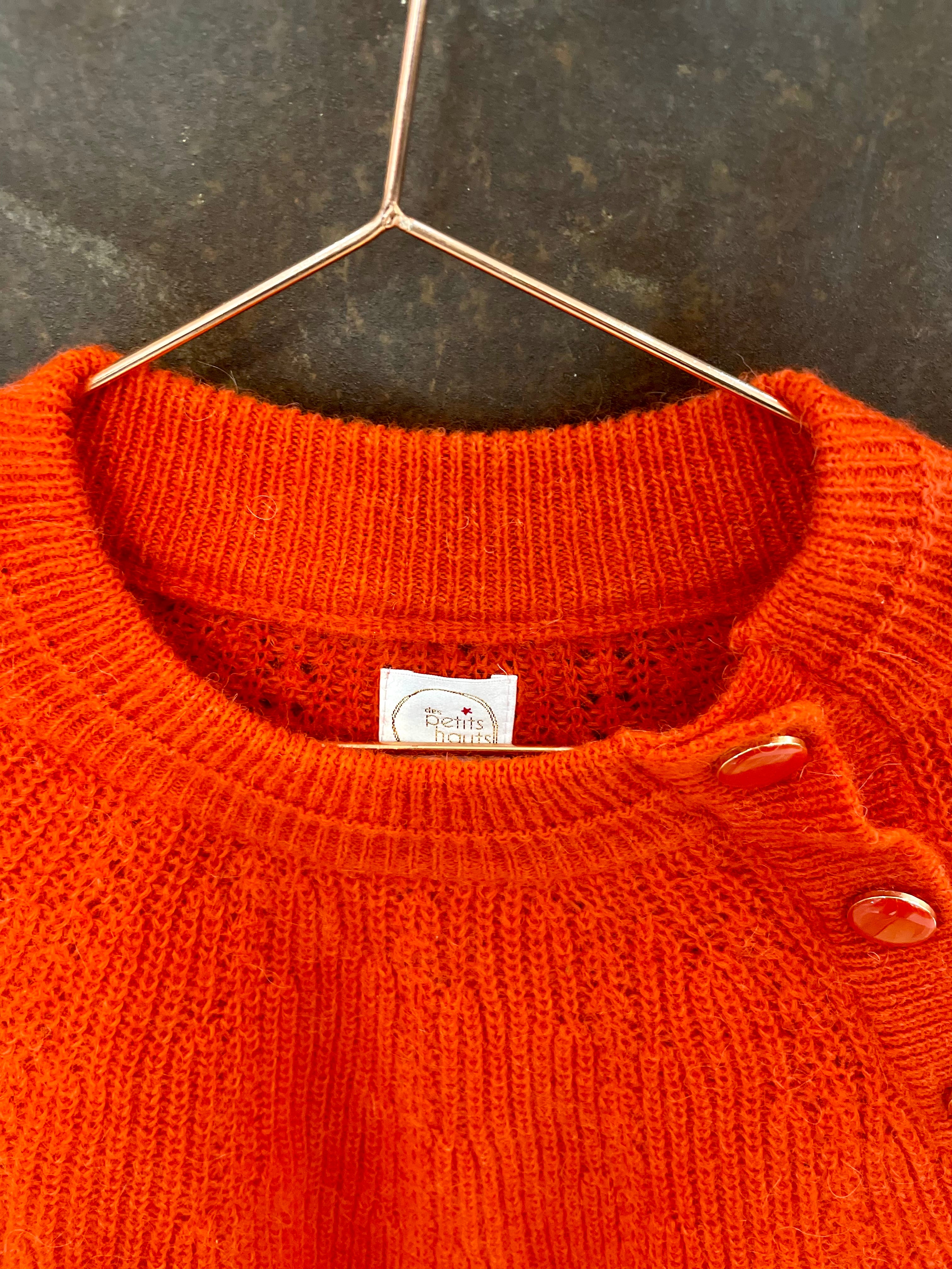 Coral knit jumper - DES PETITS HAUTS - XS