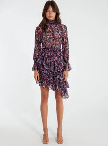 Print mini dress - MISA - M