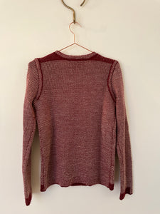 Burgundy knit cardigan - COMPTOIR DES COTONNIERS - M