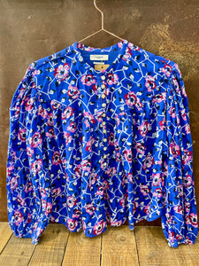 Blue print blouse - ISABEL MARANT ETOILE - XS