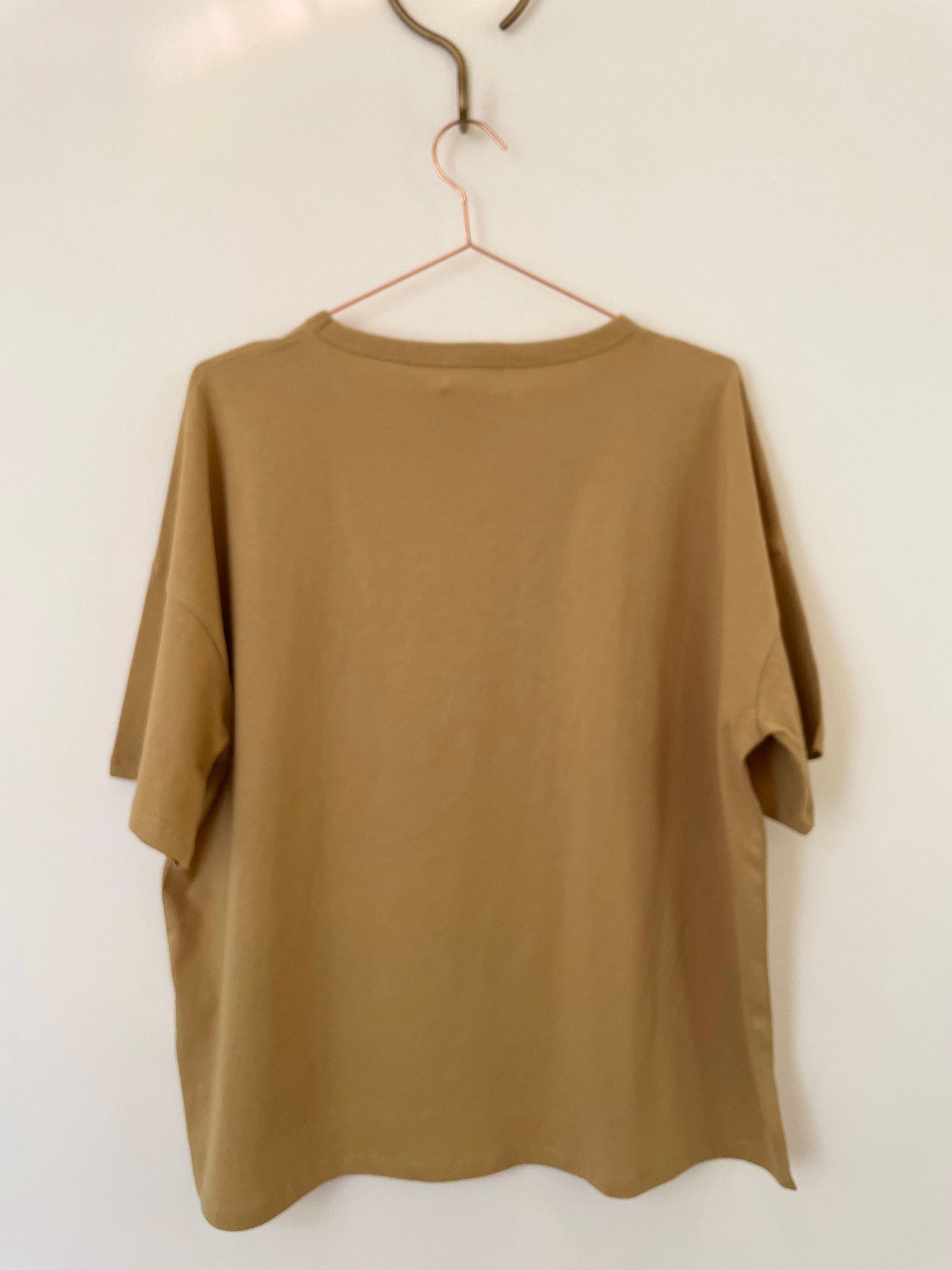 Camel print T-shirt - LEINBOHO - ONE SIZE