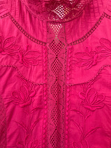 Pink lace top - PETITE MENDIGOTE - S