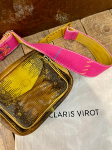 Yellow crossbody bag - CLARIS VIROT